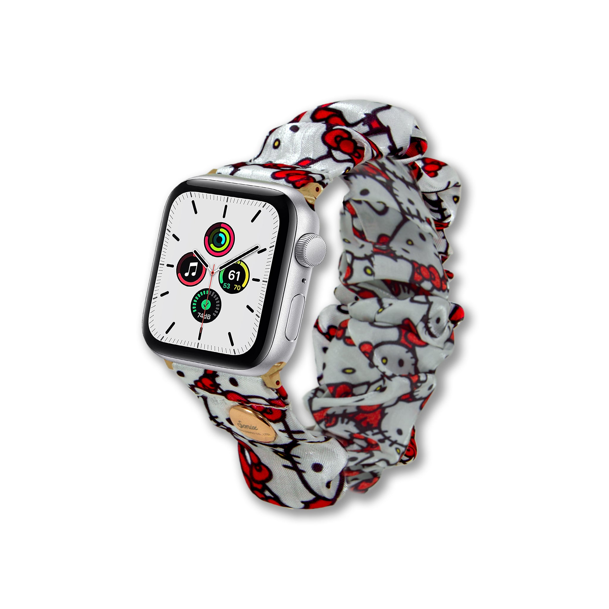 Classic Hello Kitty x Sonix Scrunchie Apple Watch Band (White) Sale Choice