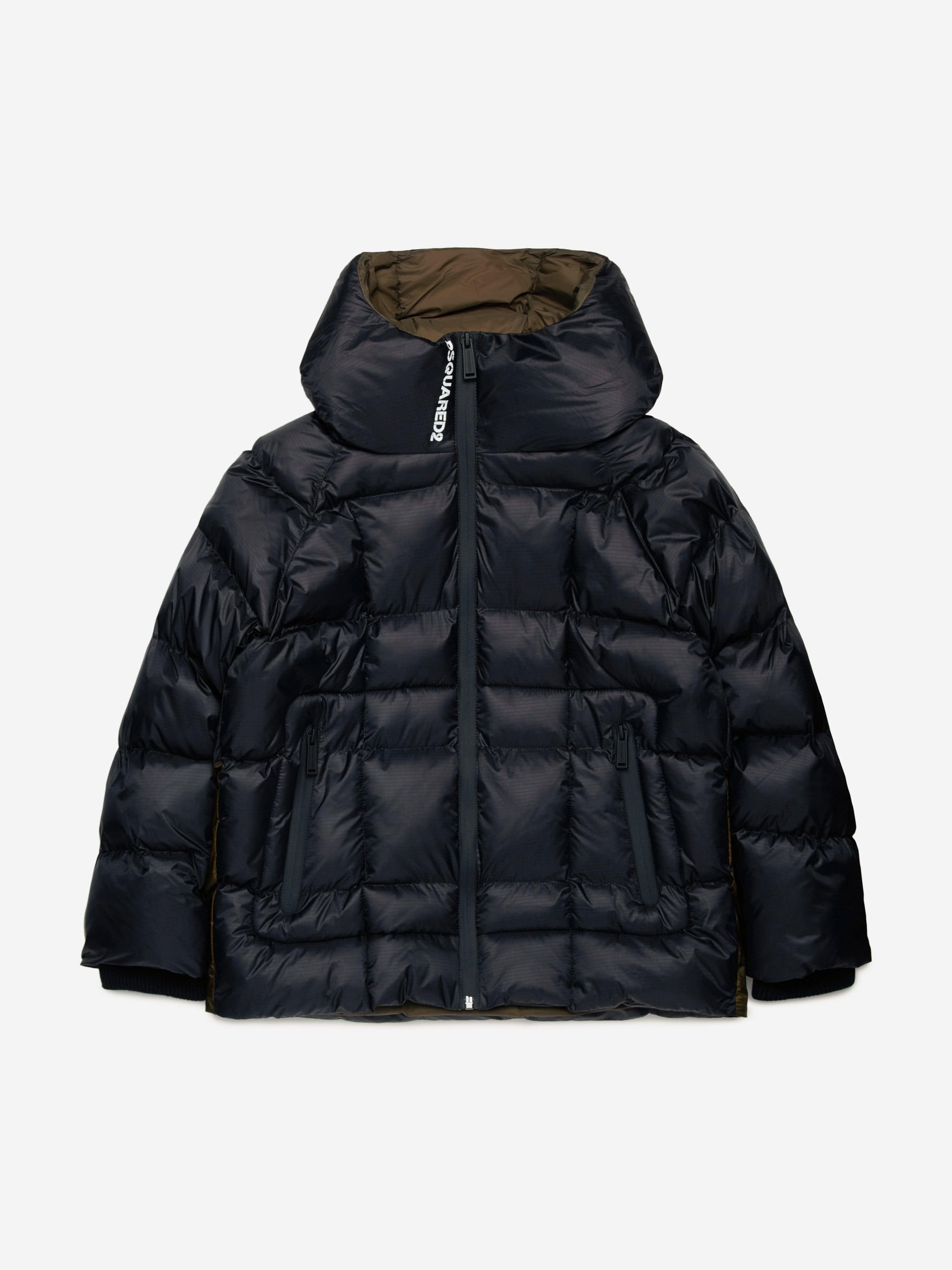 Dsquared2 Kids Puffer Jacket in Black Cheap Explore