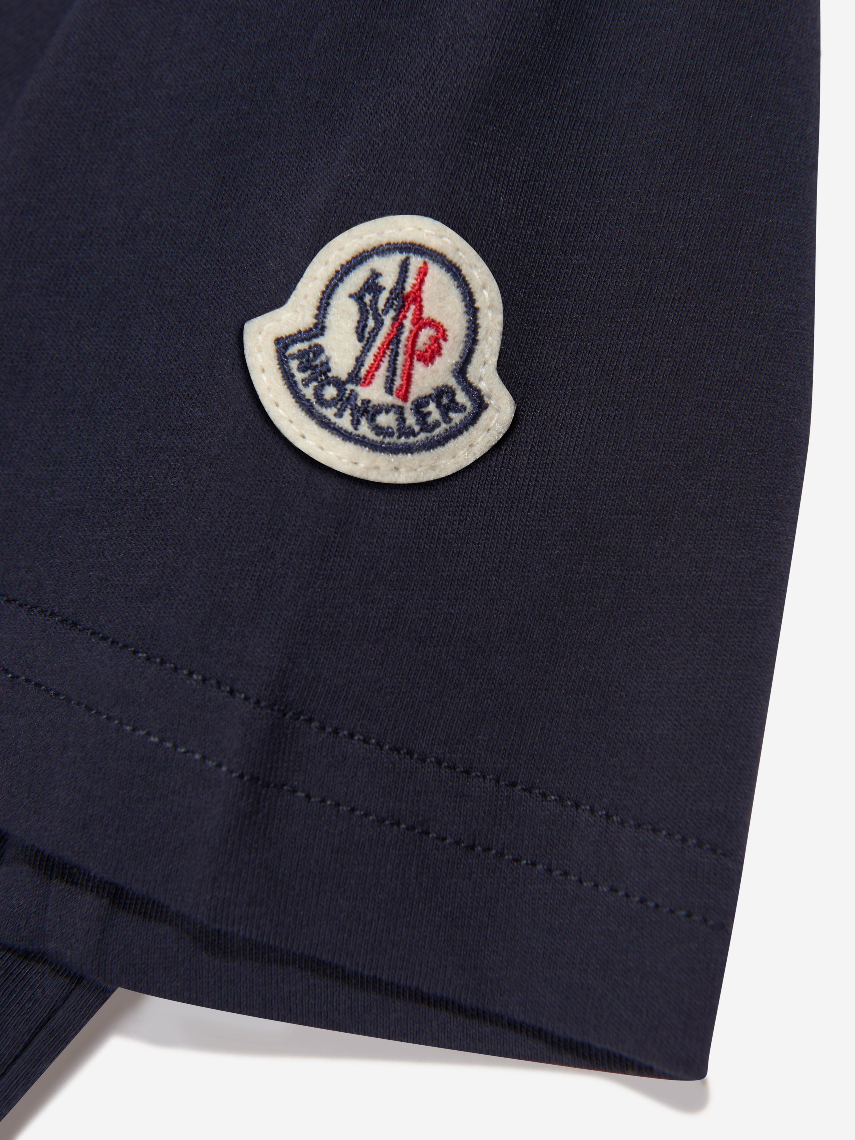 Moncler Enfant Kids Logo T-Shirt in Navy New Styles For Sale