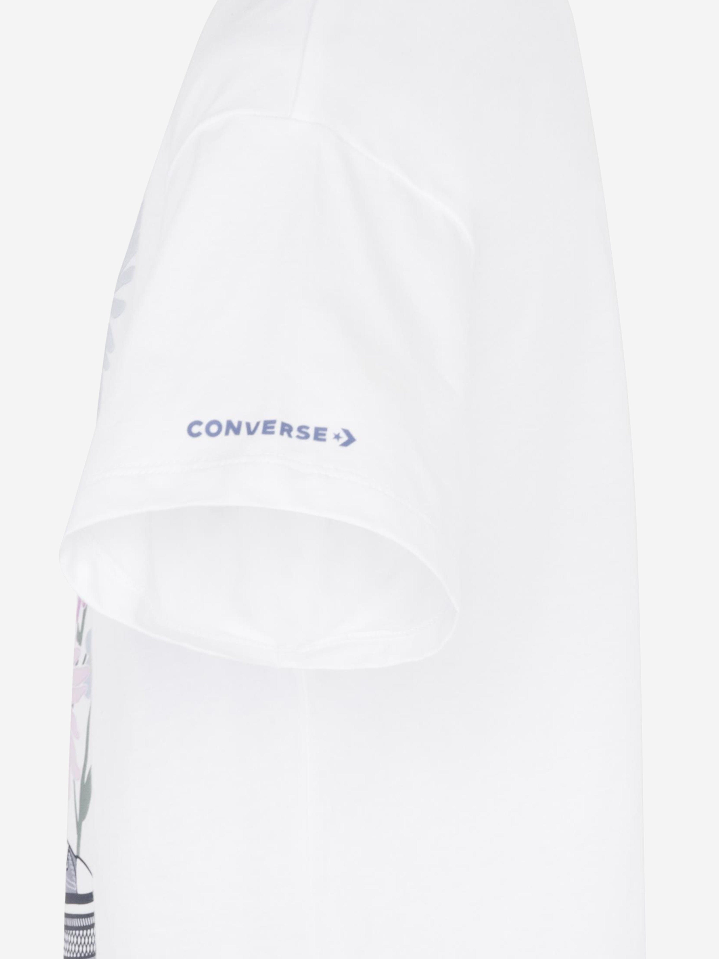 Converse Girls Boyfriend Graphic T-Shirt in White Cheap Best Sale