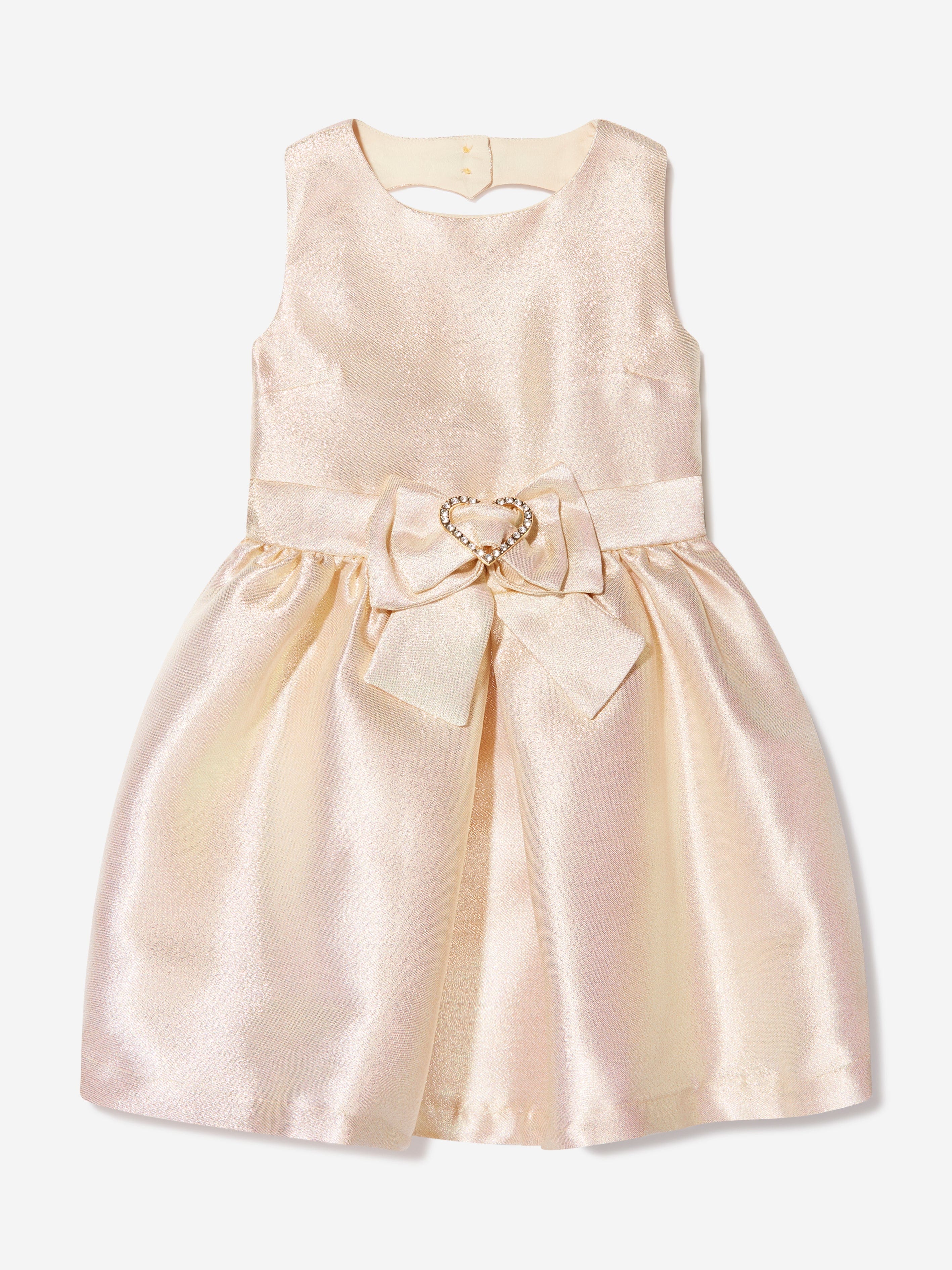 Angels Face Girls Sydney Sparkle Dress in Gold Clearance Pirce Sale