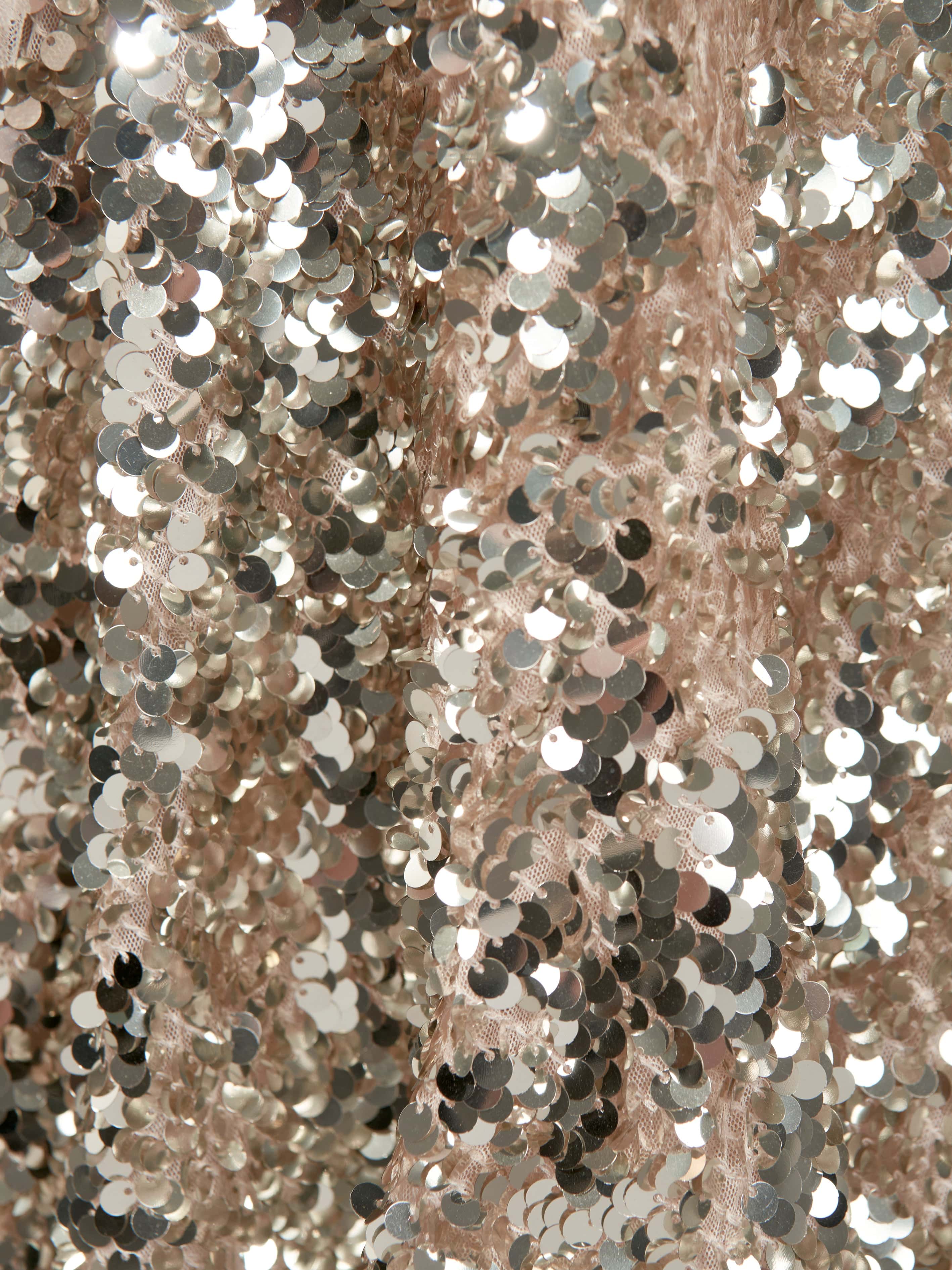 Needle & Thread Girls Hallie Sequin Dress in Gold Discount Visit New