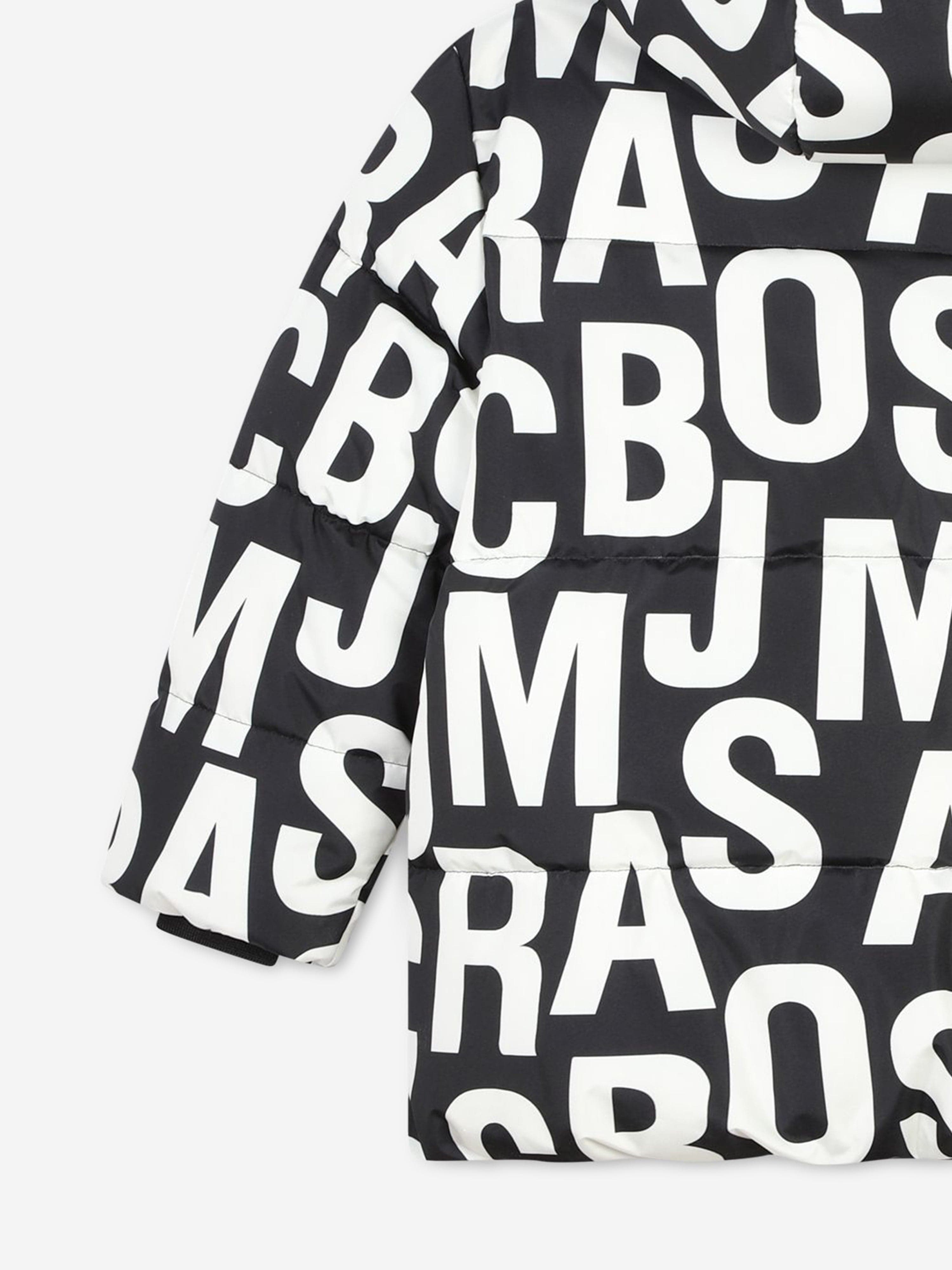 MARC JACOBS Kids Logo Puffer Jacket in Black Clearance With Mastercard