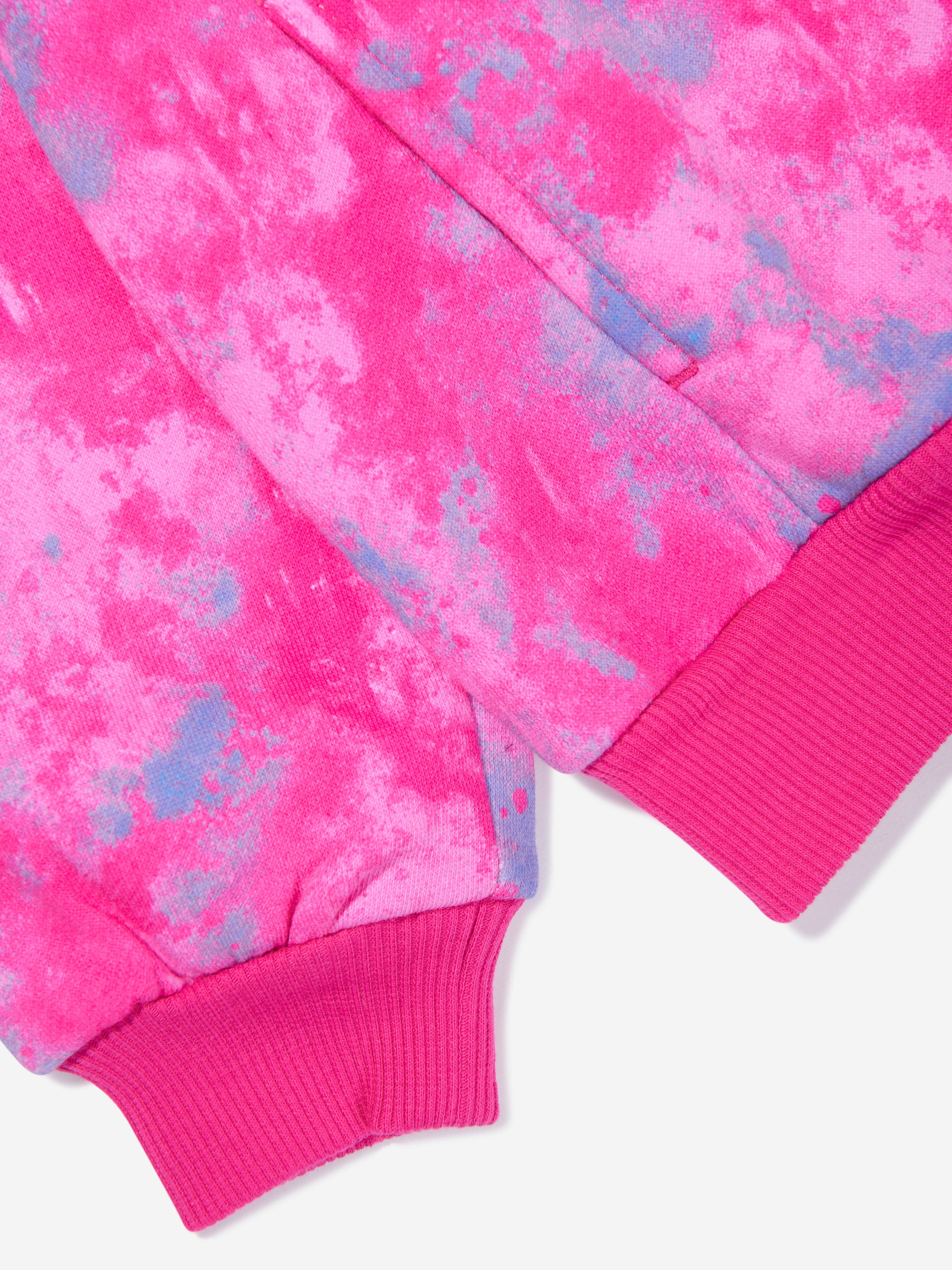 Nike Girls Printed Club Hoodie in Pink Low Pice Fee Shipping Sale Online