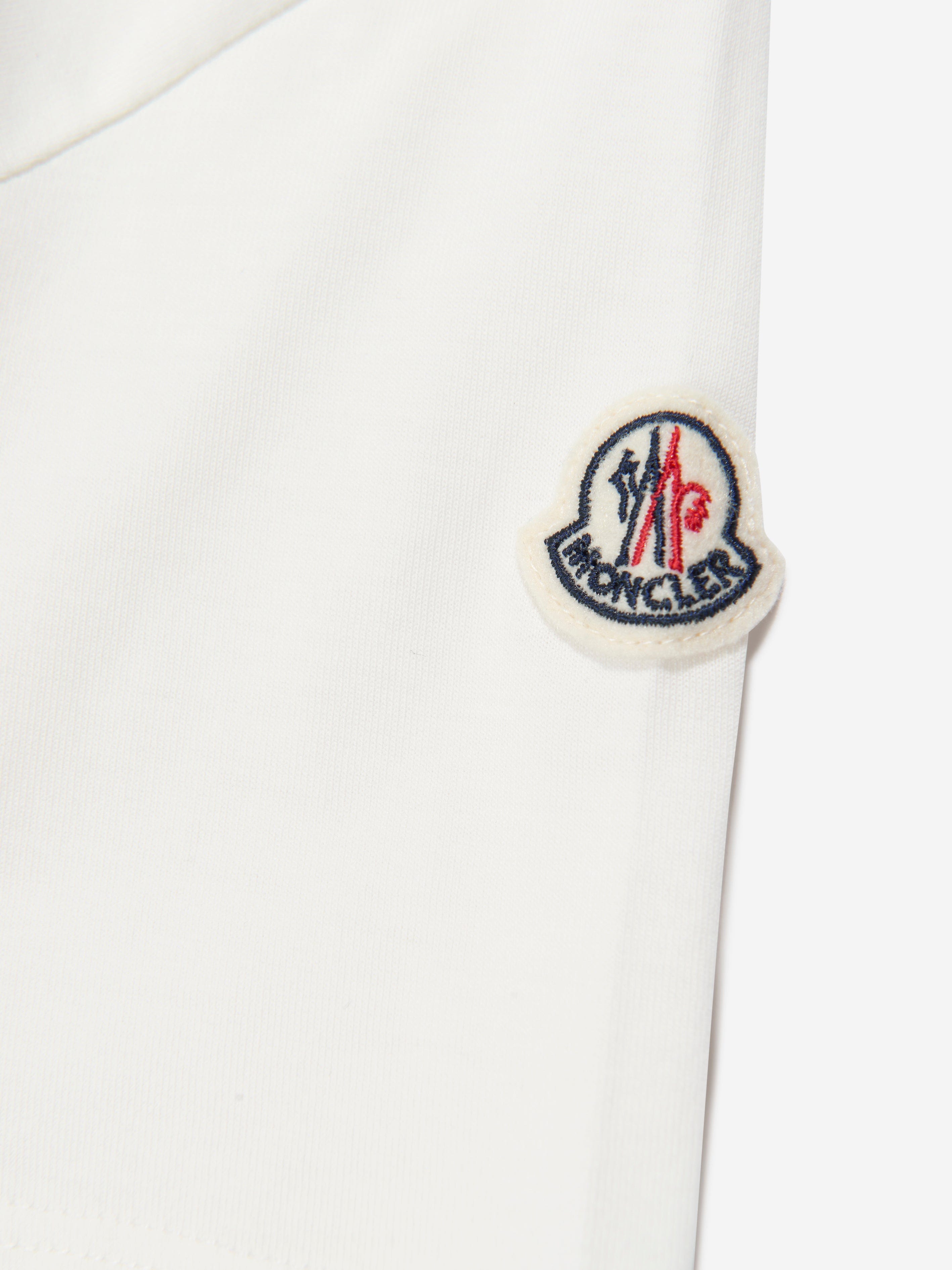 Moncler Enfant Girls Bear Print T-Shirt in White Online