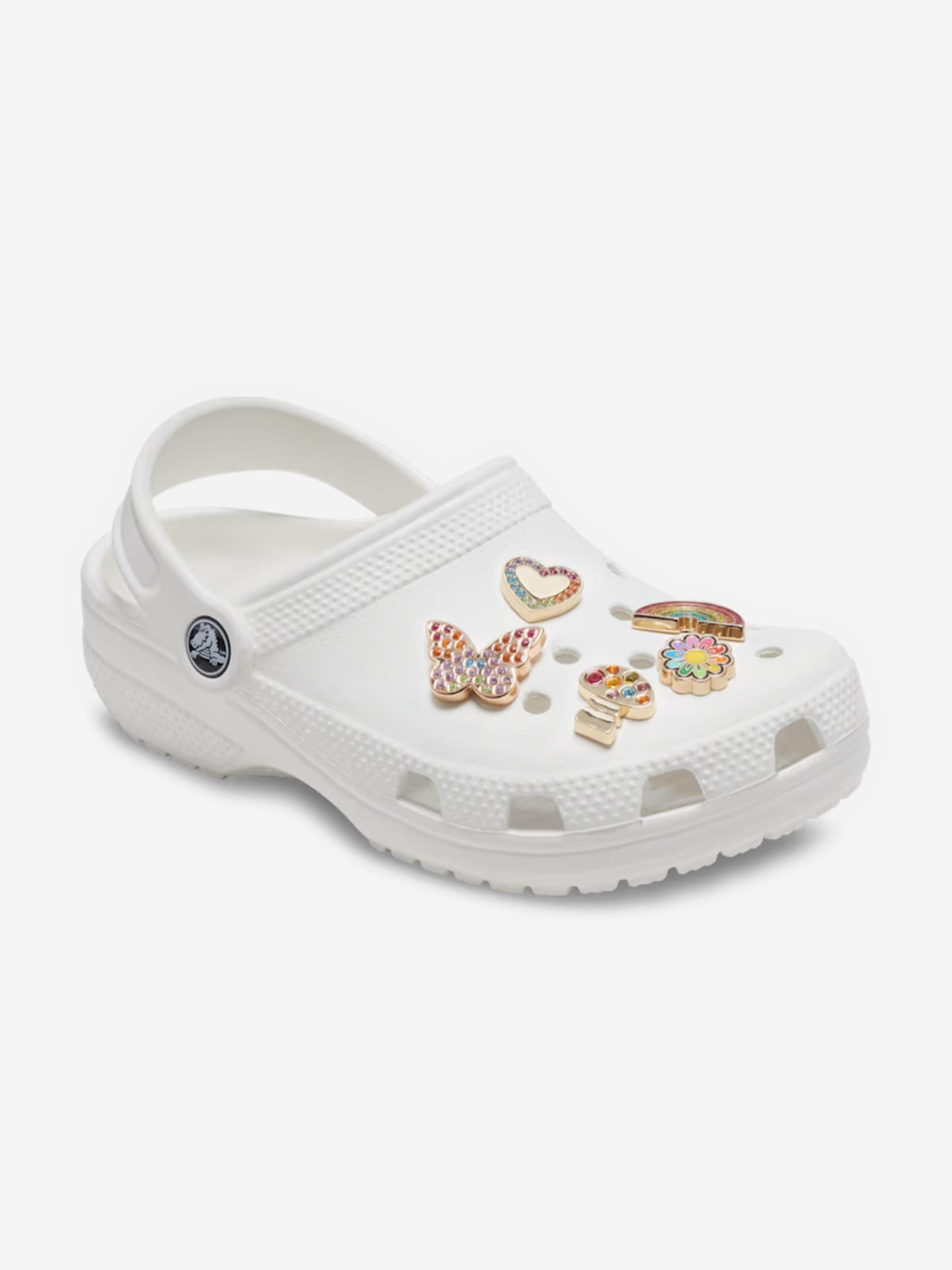 Crocs Girls Rainbow Festival Jibbitz Charm 5 Pack in Multicolour Cheapest Pice Online