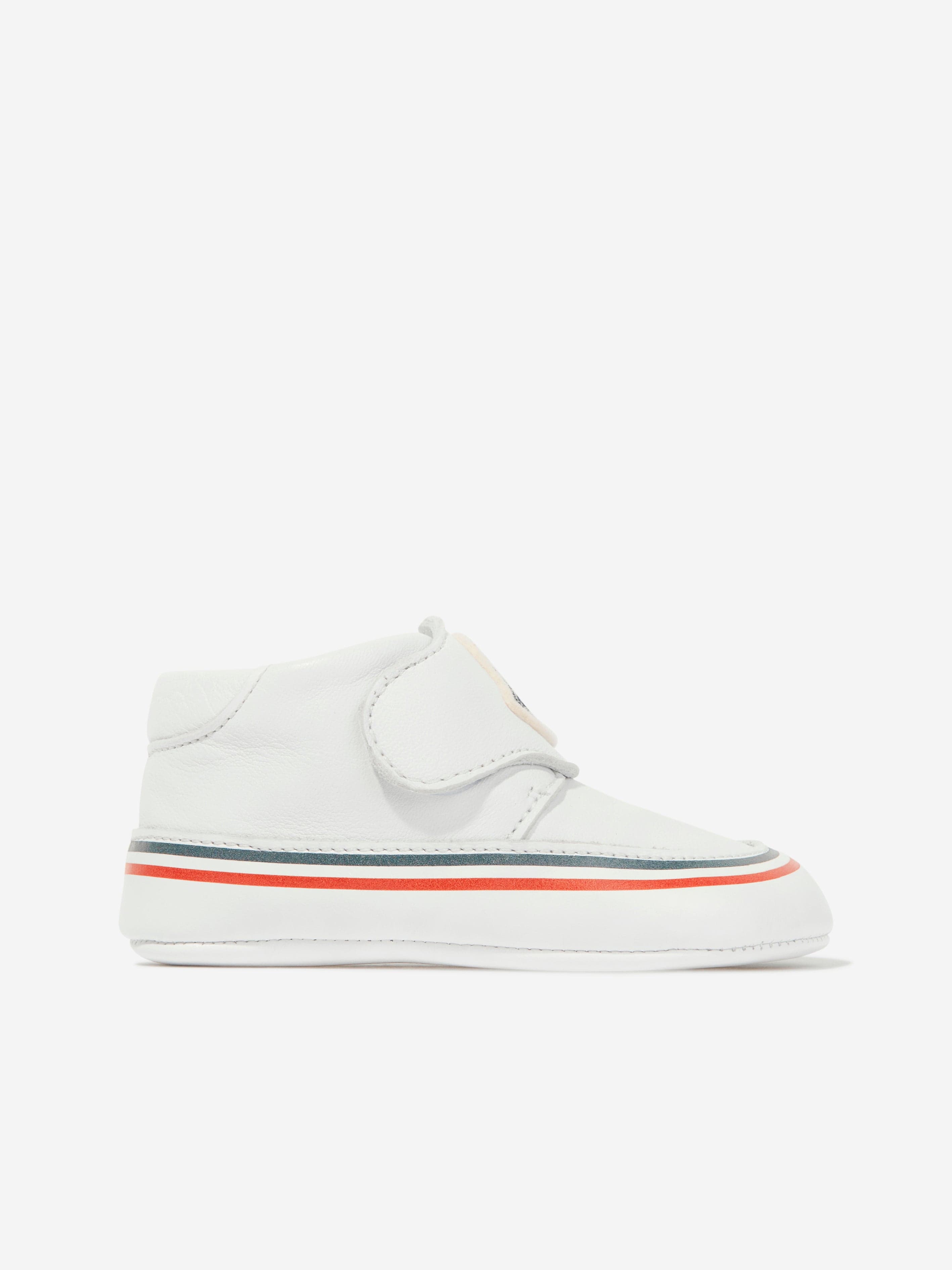 Moncler Enfant Baby Pre-Walker Trainers in White Quality Free Shipping For Sale