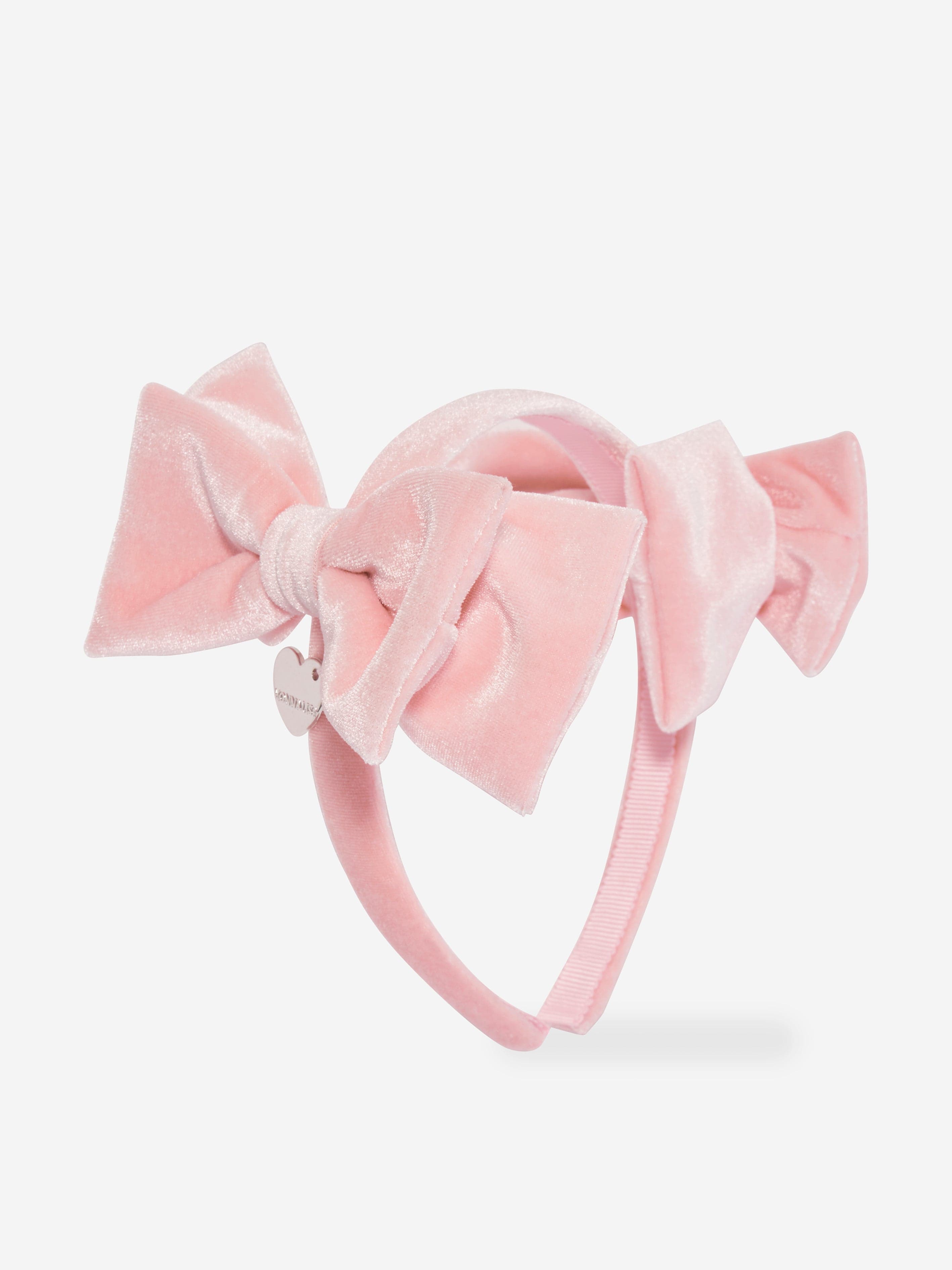 Monnalisa Girls Double Rose Headband in Pink Discount 2025 New