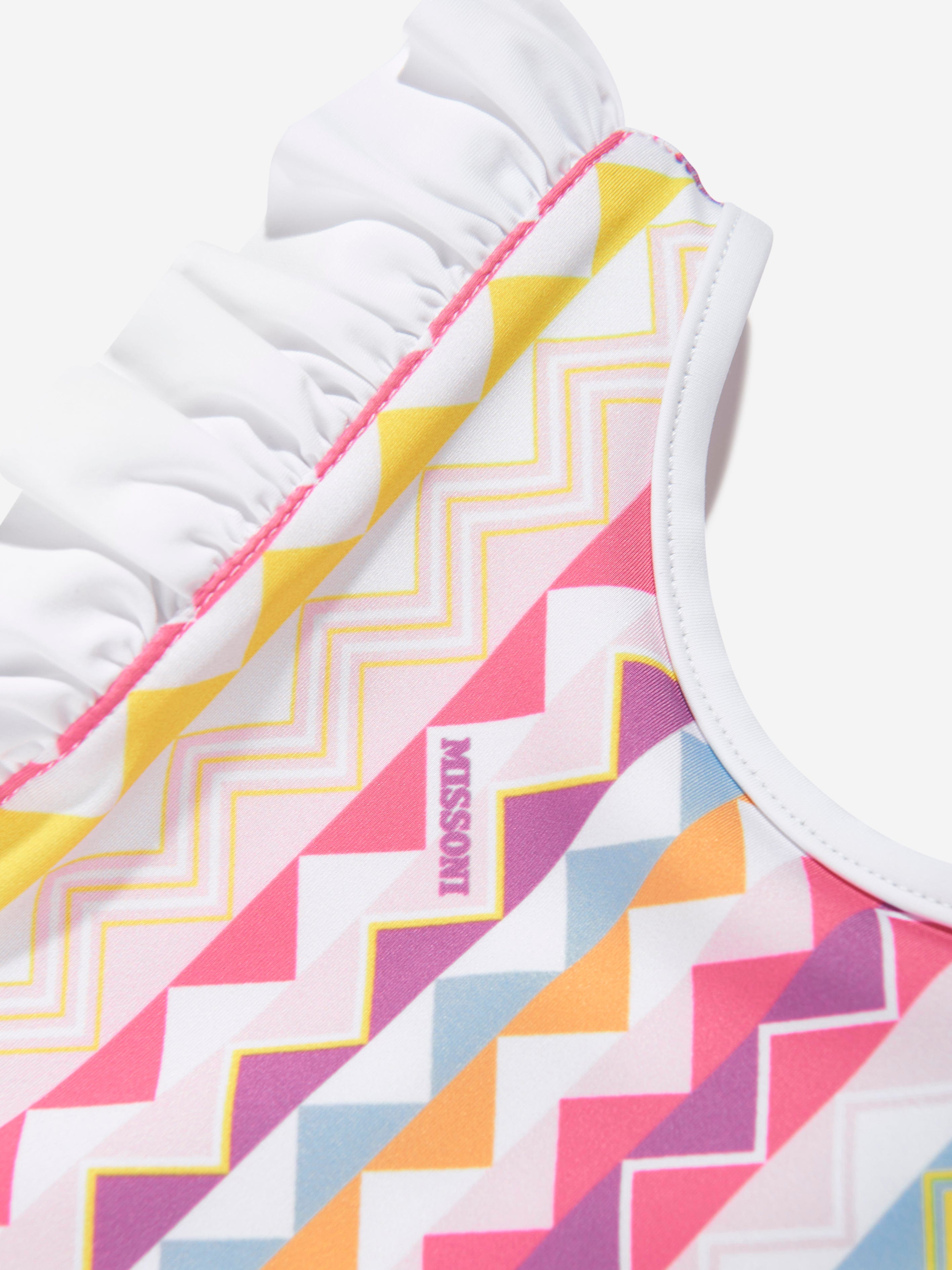 Baby Girls Zigzag Swimsuit in Multicolour Tumblr Online