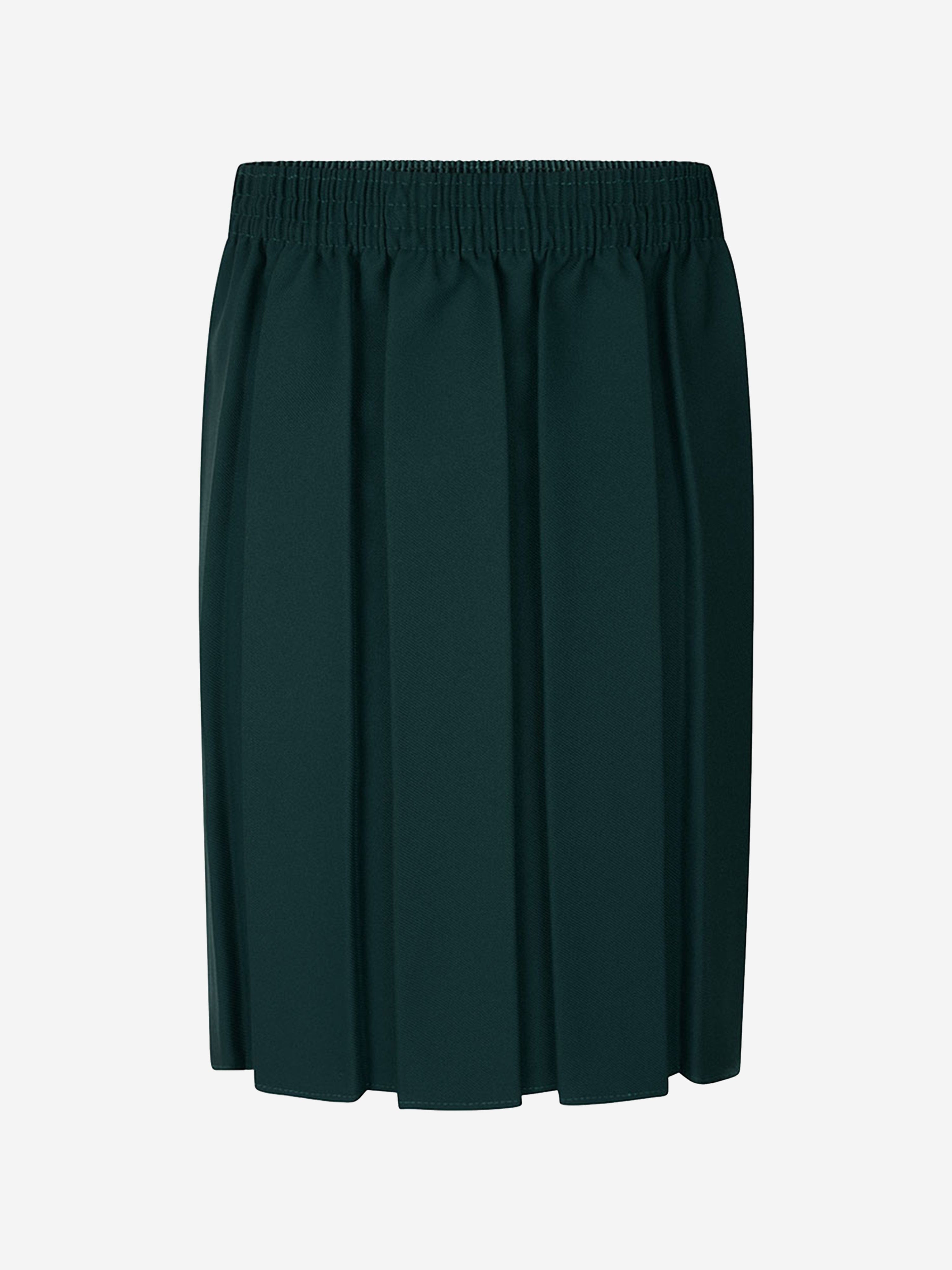 Zeco Girls School Box Pleat Skirt in Green Cheap Pice Original