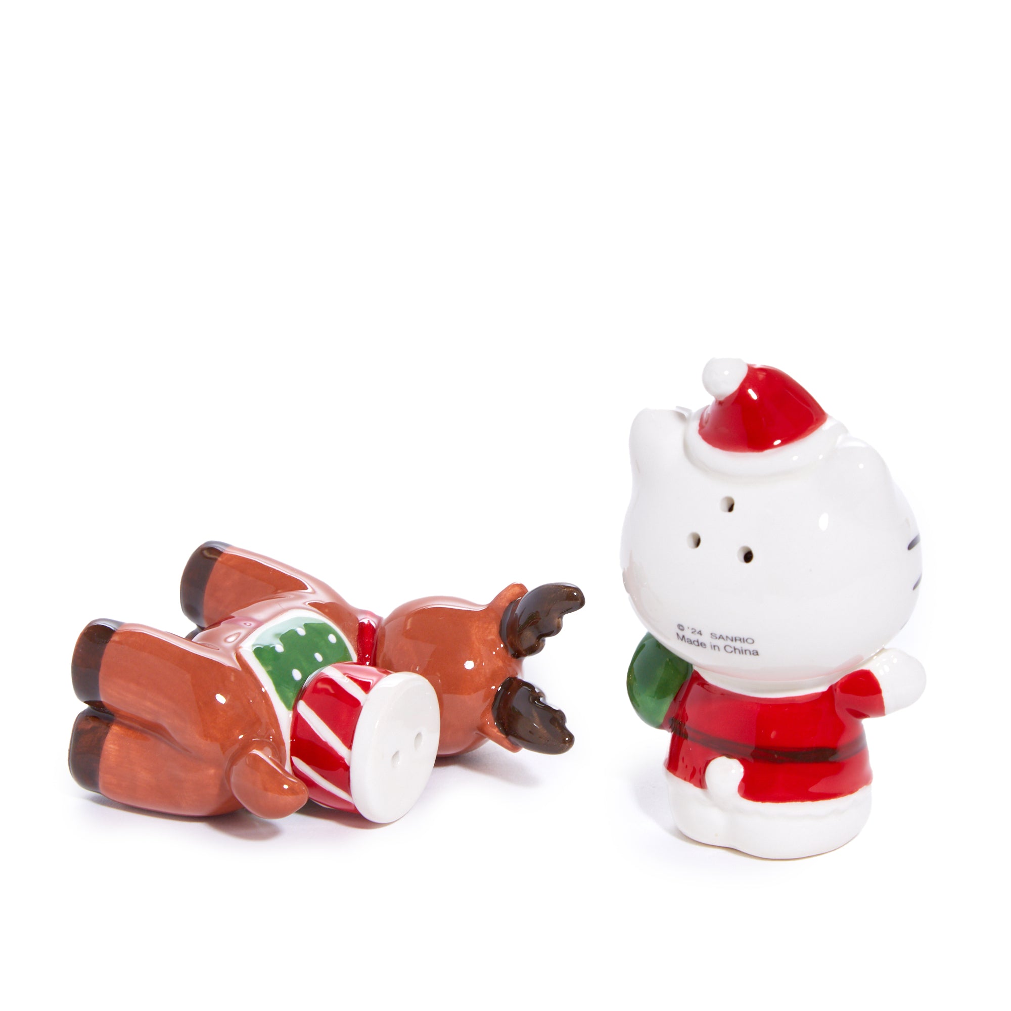 Hello Kitty Ceramic Holiday Salt & Pepper Set (Reindeer Friend) Cheap Sale With Credit Card