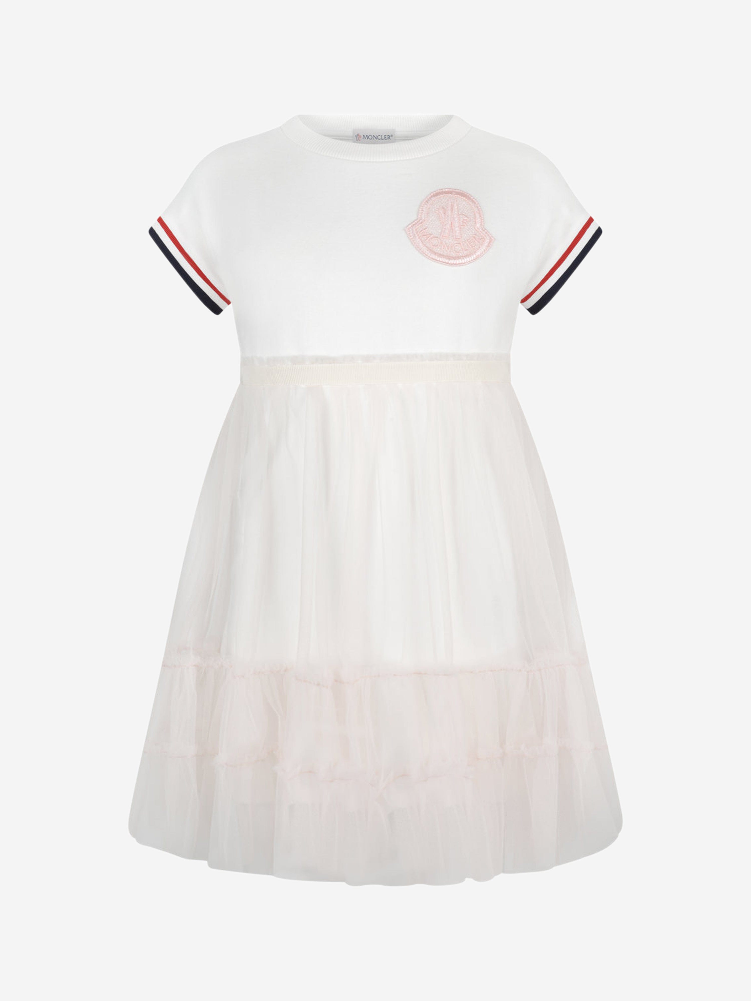 Moncler Enfant Girls Jersey & Tulle Dress Good Selling Sale Online