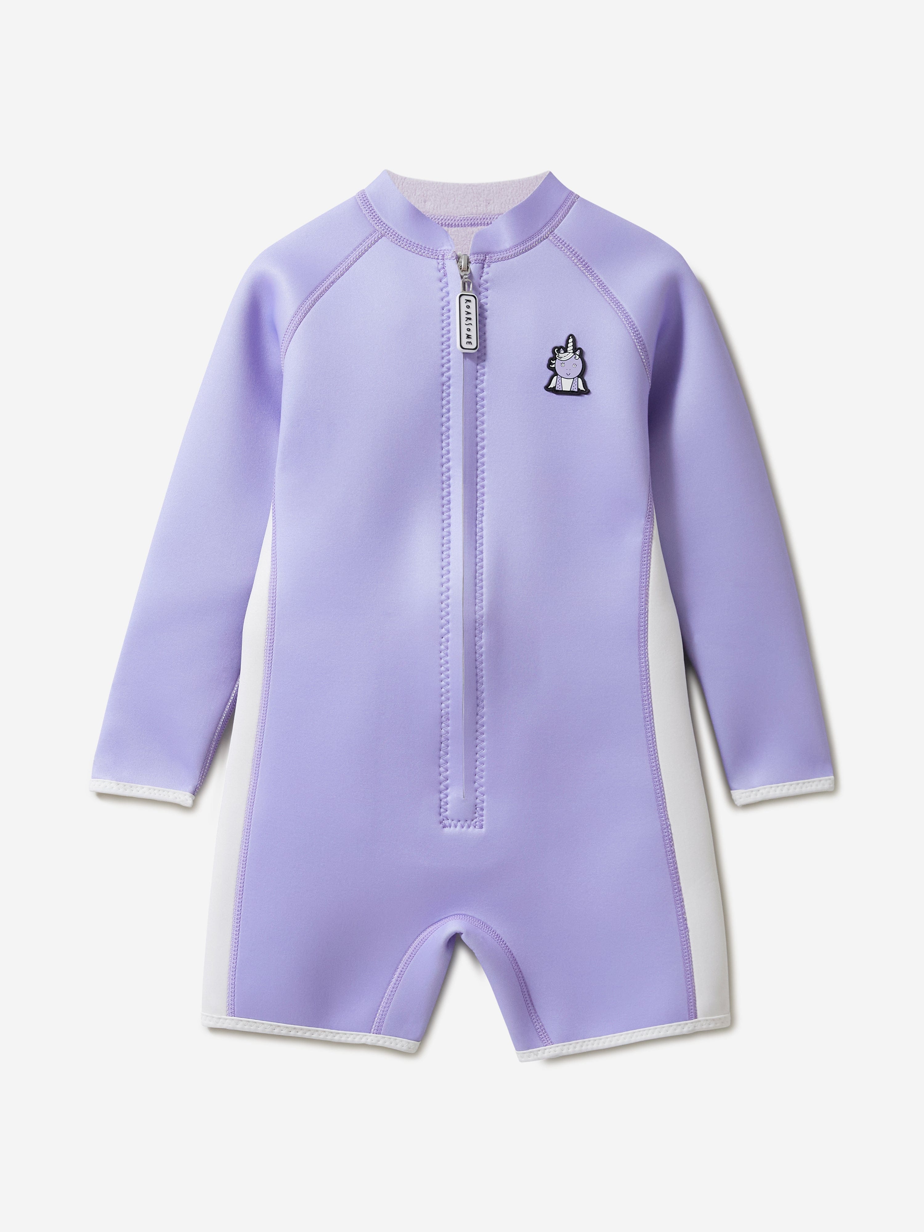 Roarsome Girls Sparkle The Unicorn Wet Suit in Purple Browse For Sale
