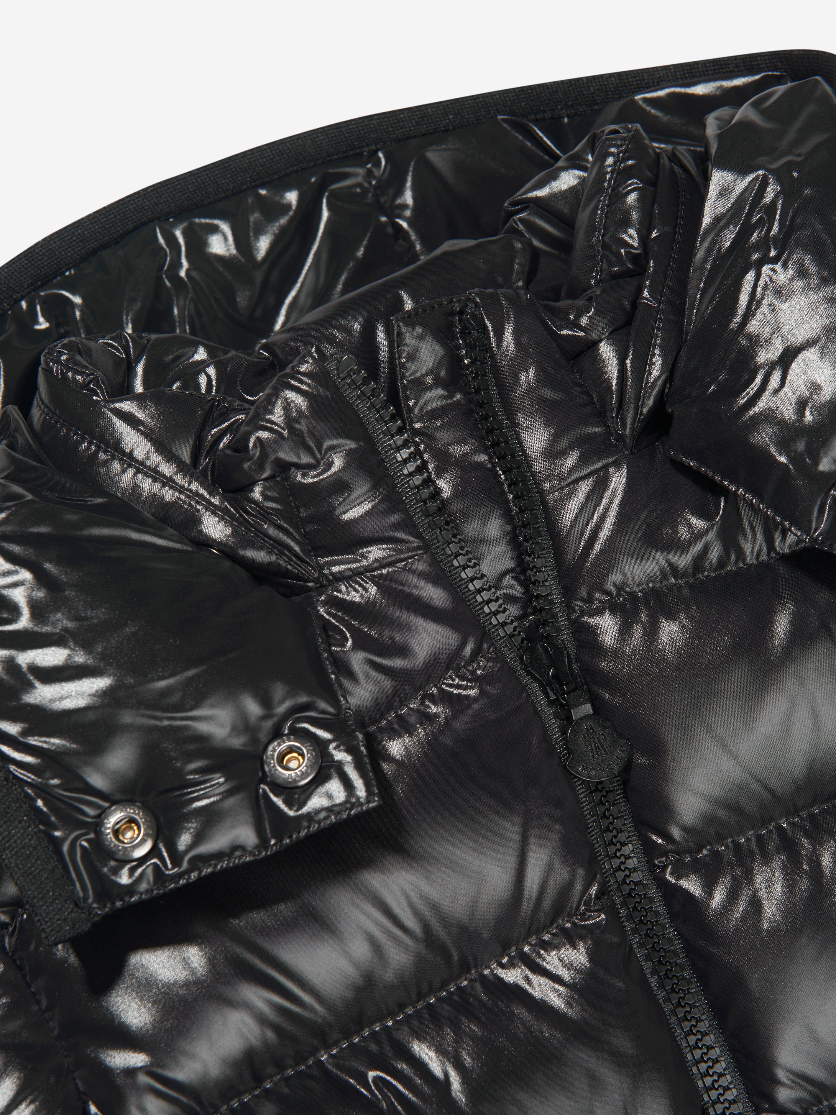 Moncler Enfant Girls Down Padded Bady Jacket in Black Sale Cost