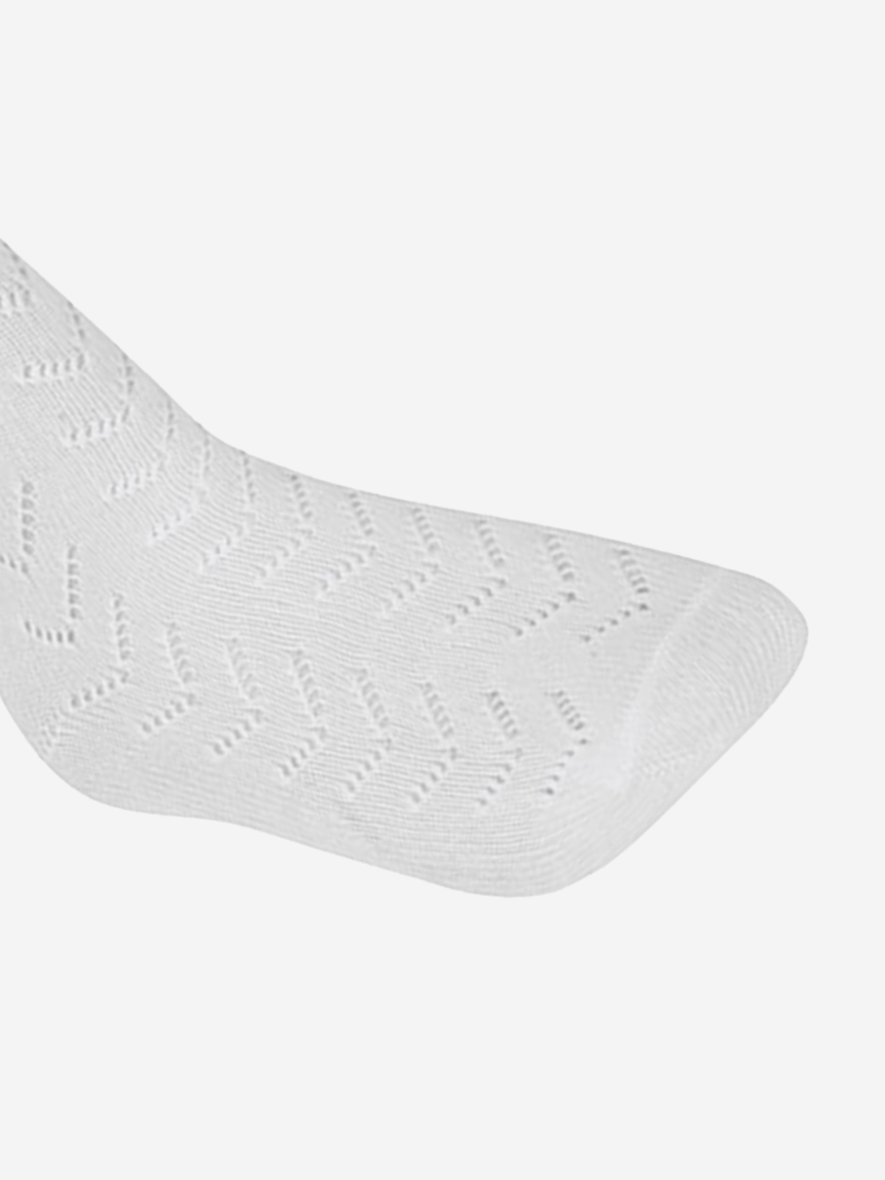 Zeco Girls School Pelerine Knee High Socks (3 Pack) in White From China Free Shipping Low Pice