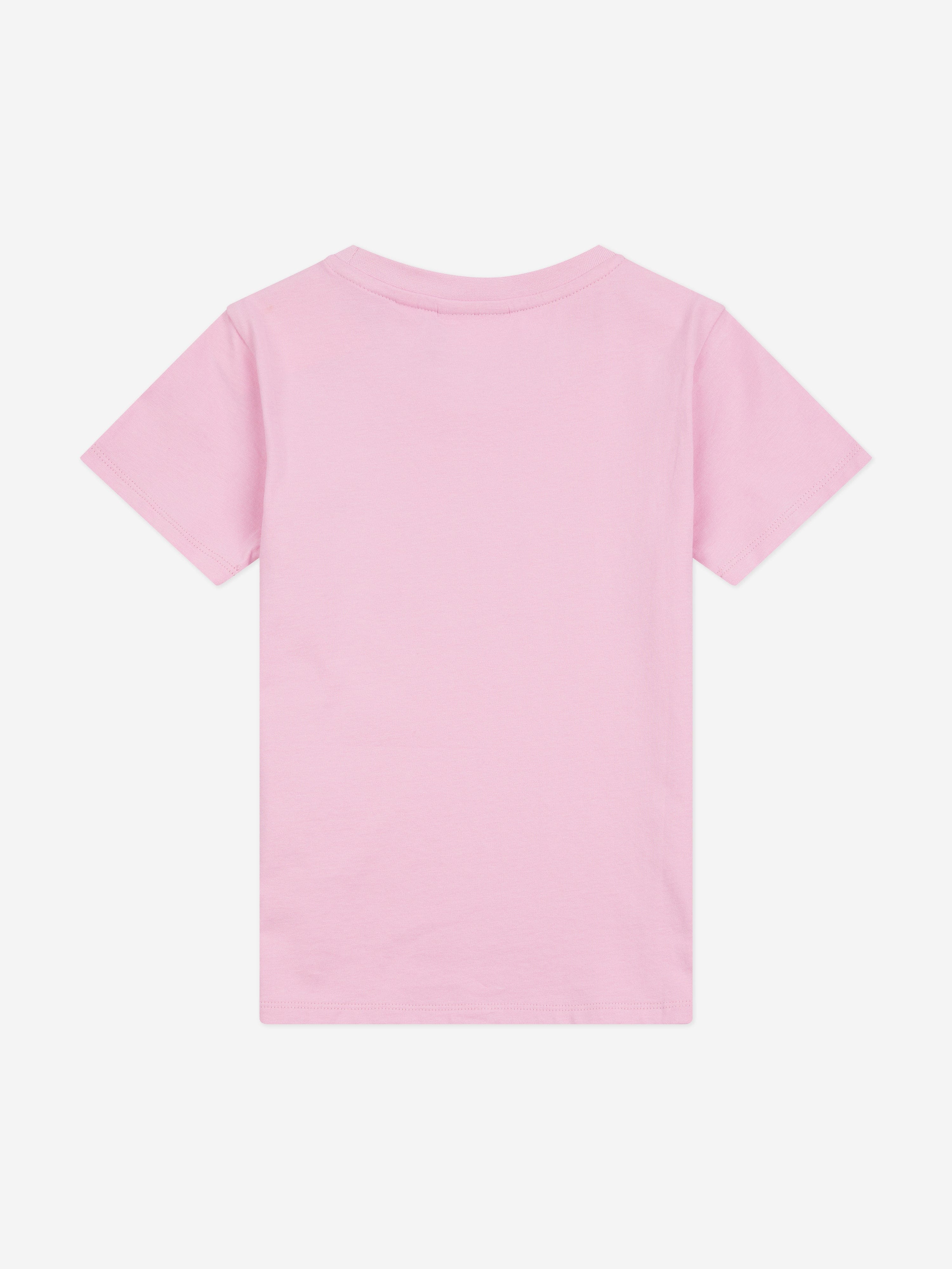 Juicy Couture Girls Diamante Logo Fitted T-Shirt in Pink Clearance Best