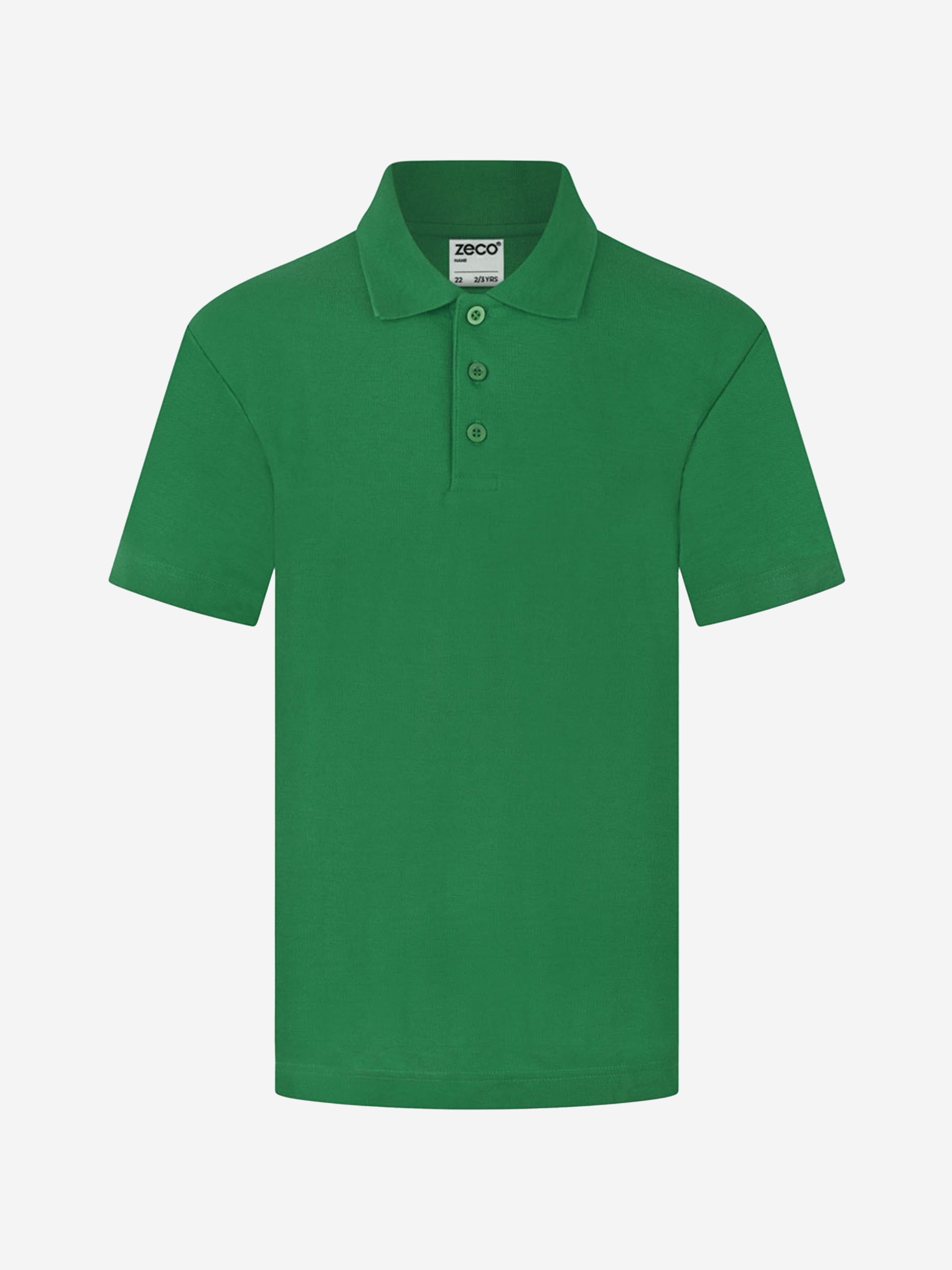 Zeco Kids School Polo Shirt in Green Exclusive Online
