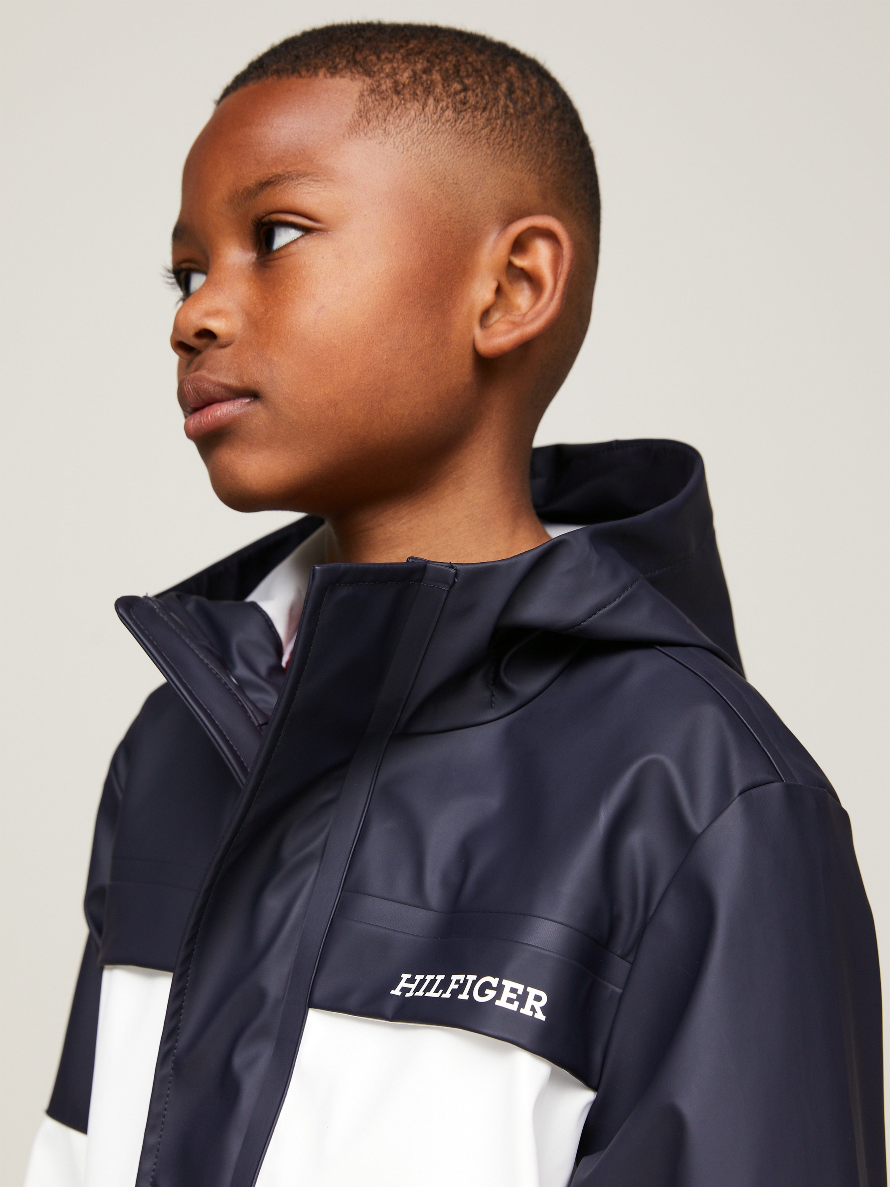 Tommy Hilfiger Kids Colourblock Windbreaker in Multicolour Outlet Fashion Style