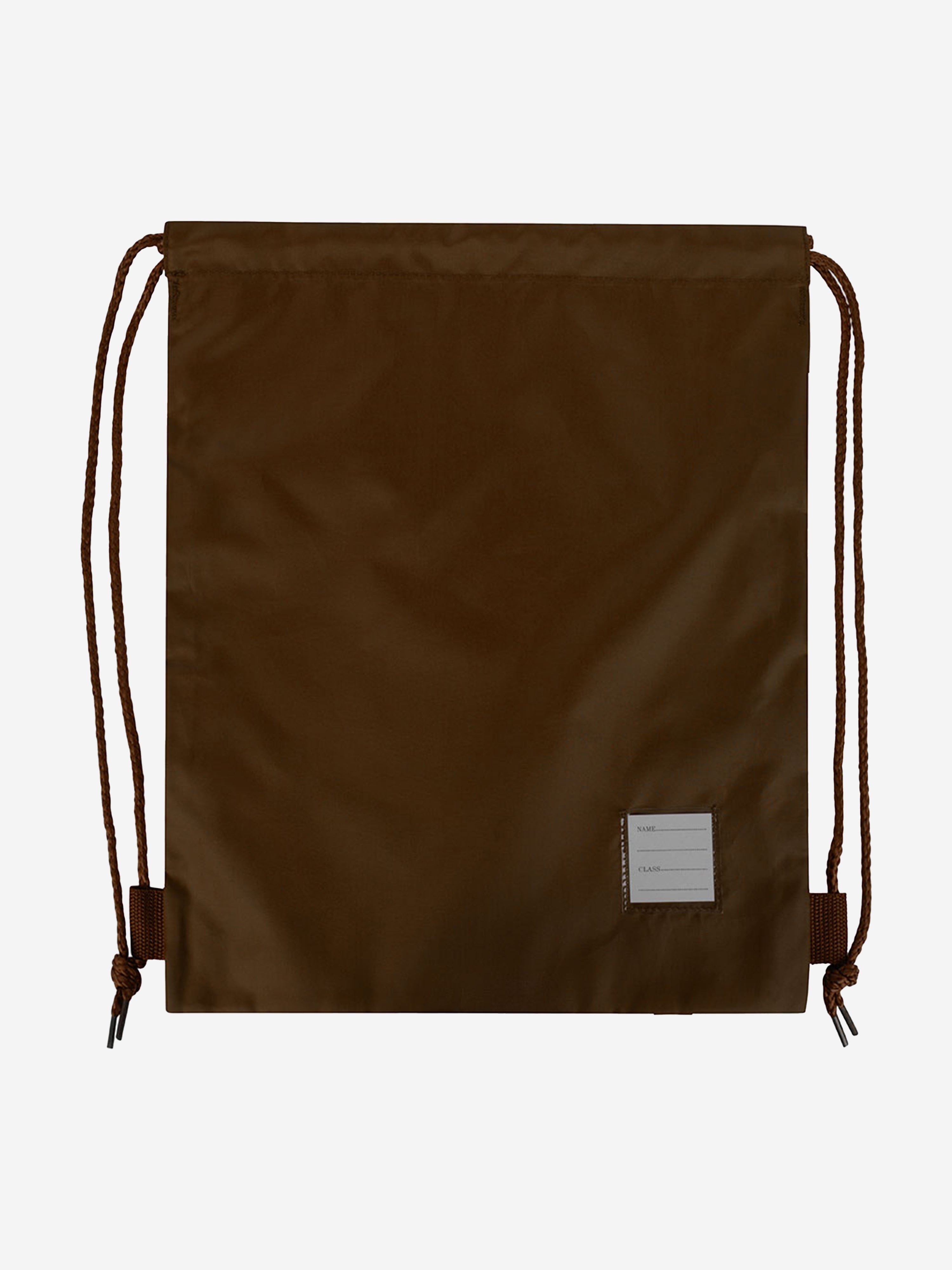 Zeco Kids School Premium Plain PE Bag in Brown (40cm) Outlet Largest Supplier