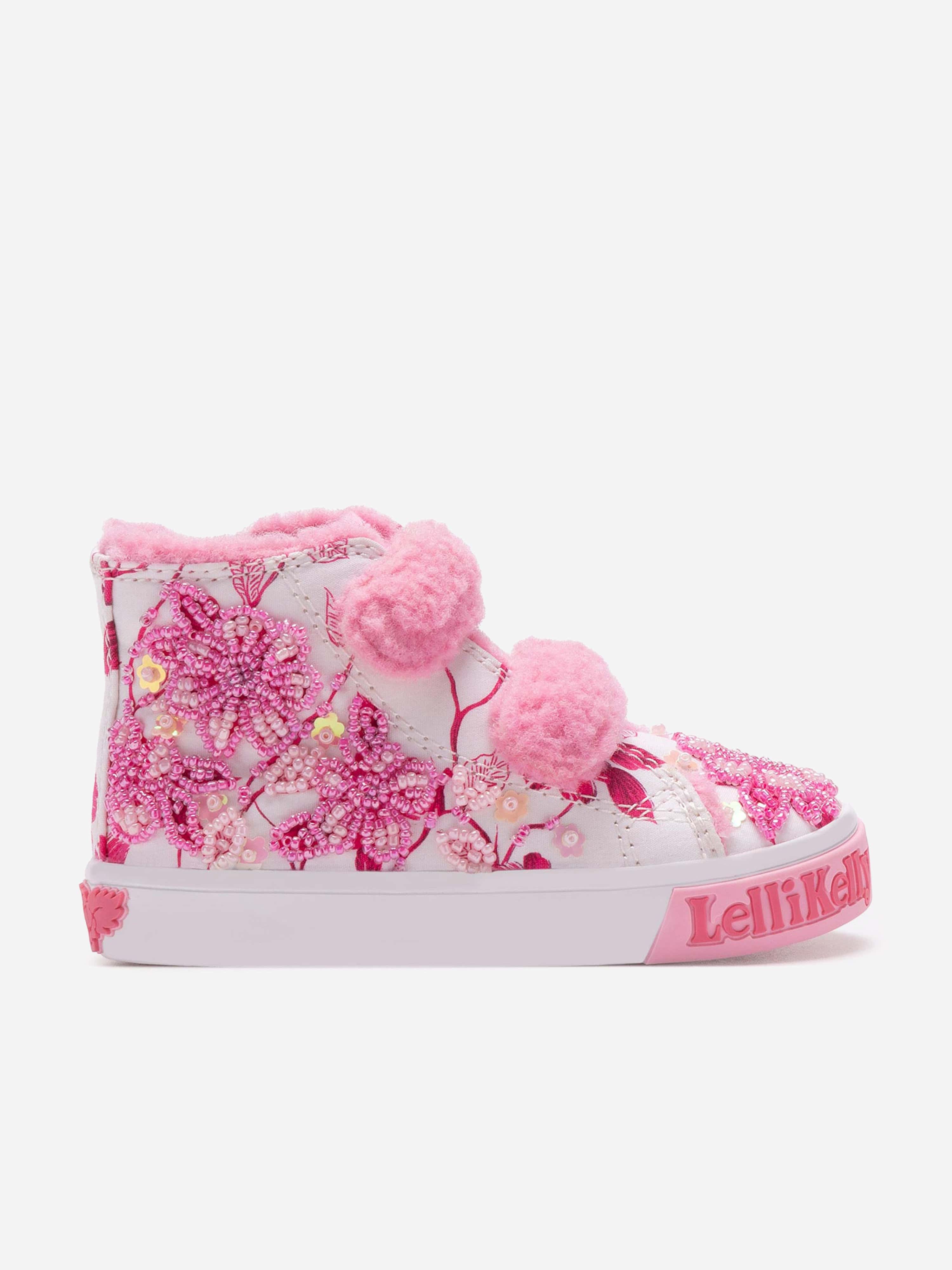 Lelli Kelly Girls Brooke Mid Baseball Boots in White Clearance For Cheap