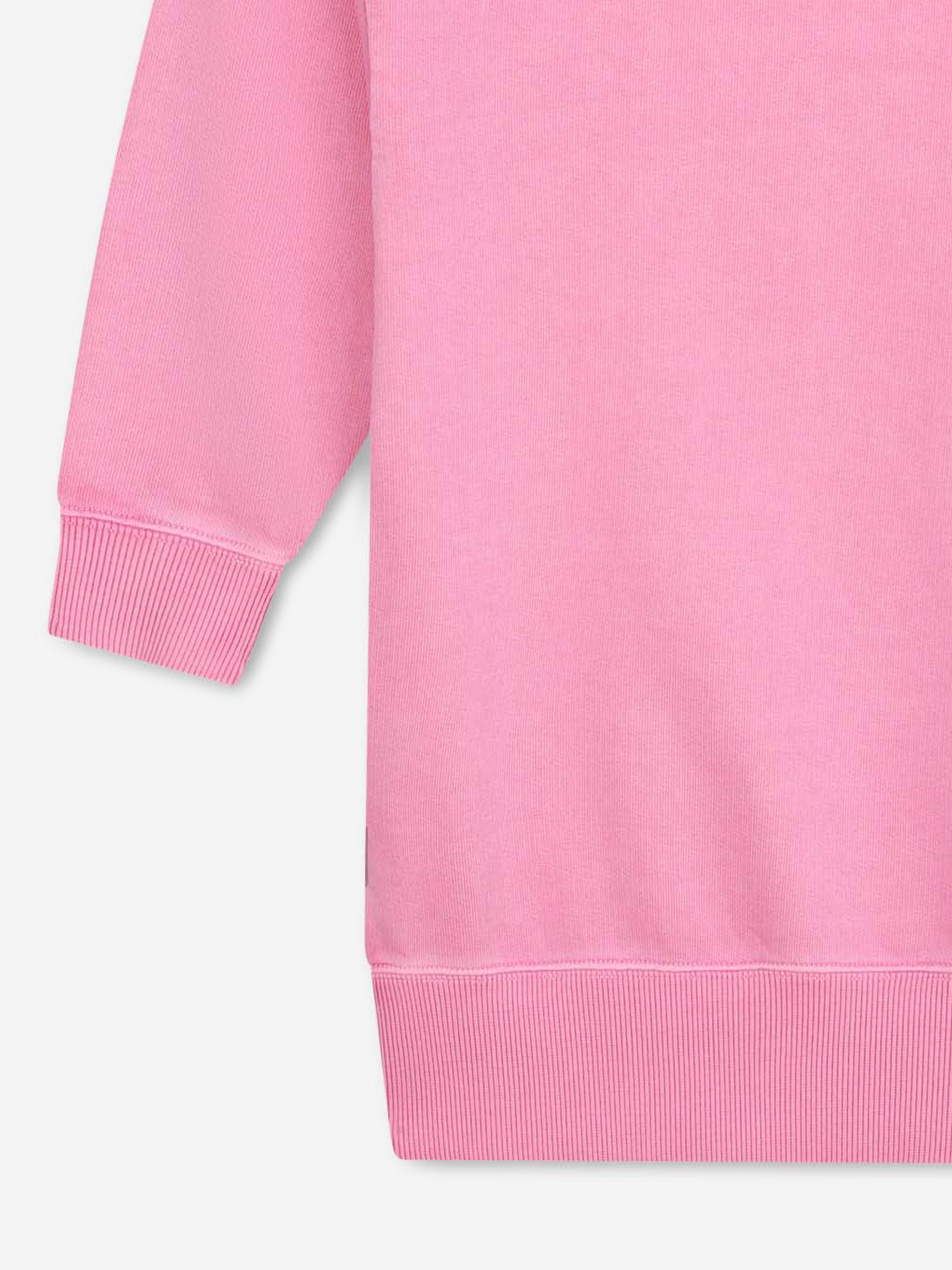 MARC JACOBS Girls Smiley World Hooded Sweater Dress in Pink Outlet Find Great