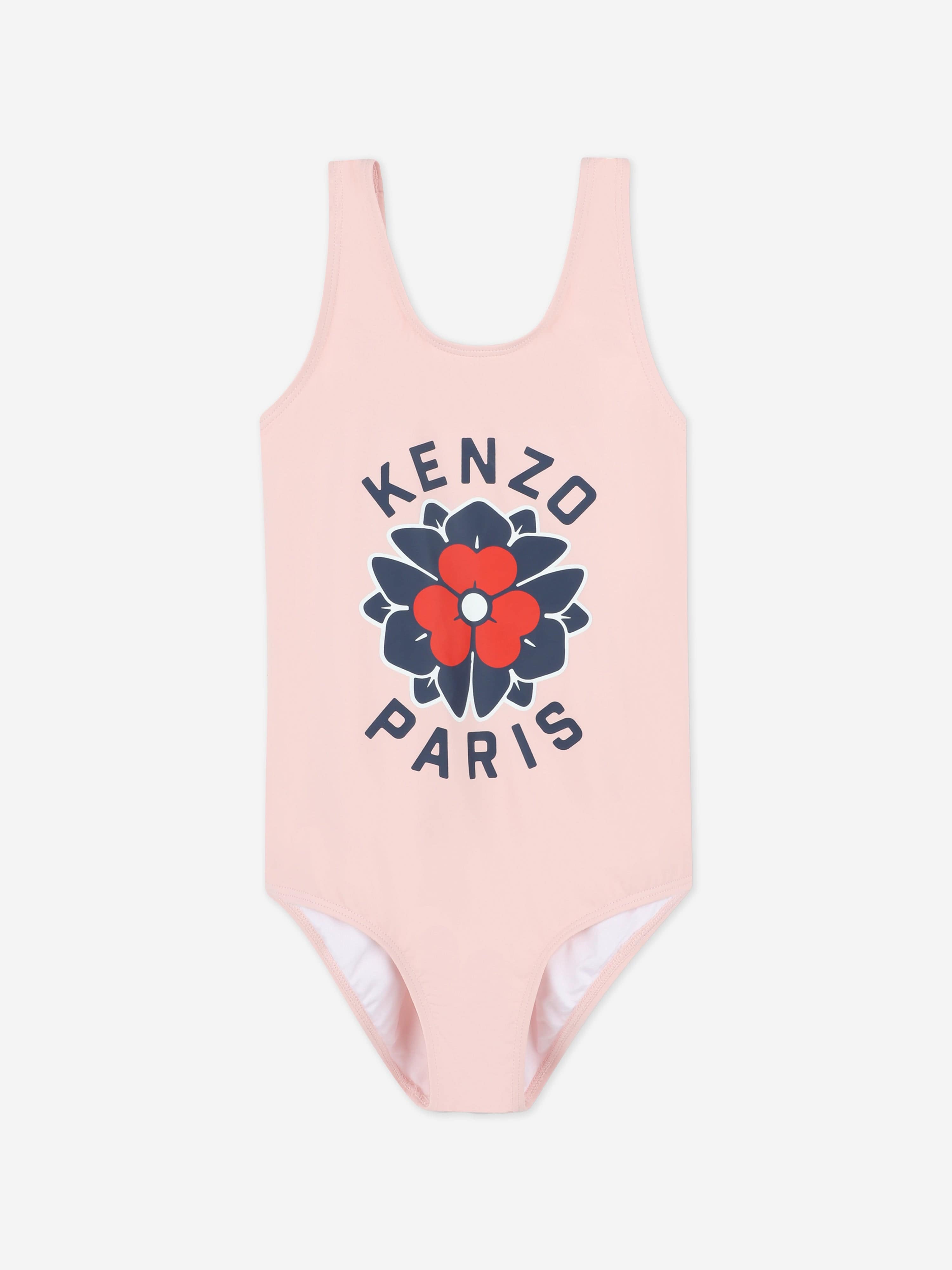 Girls Boke Flower Swimsuit in Pink Buy Cheap Nicekicks