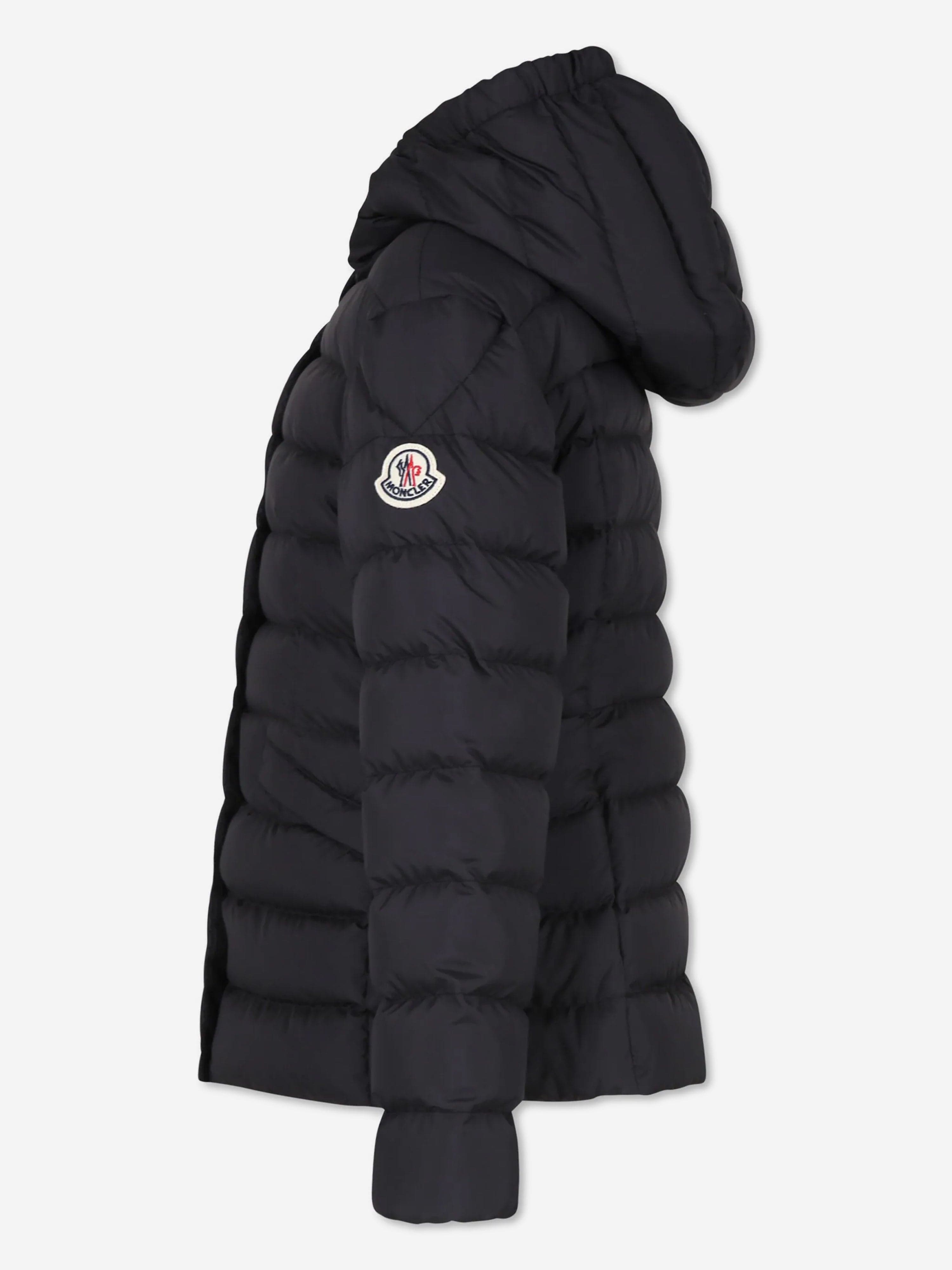 Moncler Enfant Girls Down Padded Egisto Jacket in Black Wiki Cheap Pice