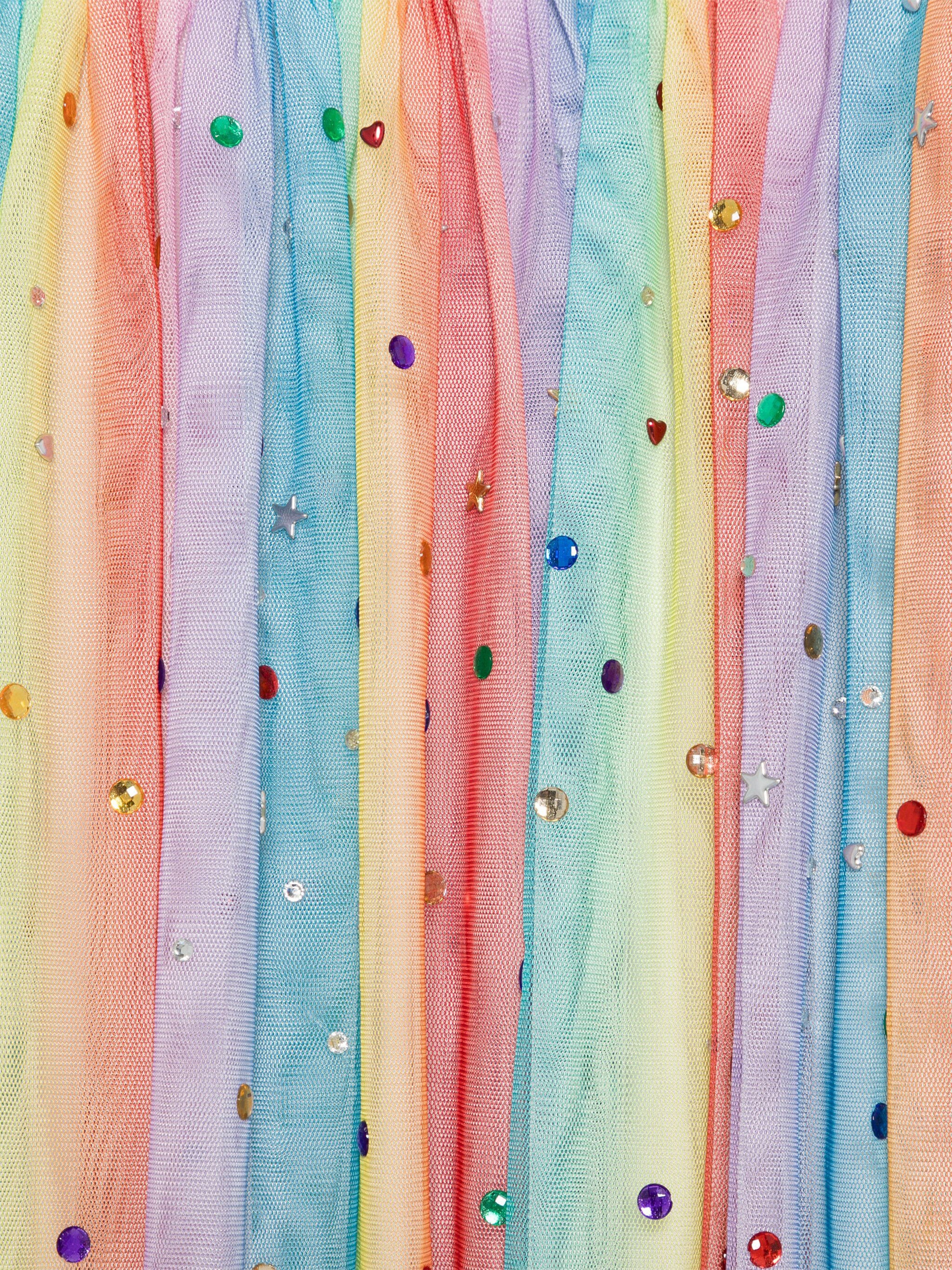 Stella McCartney Girls Rainbow Dress in Multicolour Amazon Sale Online