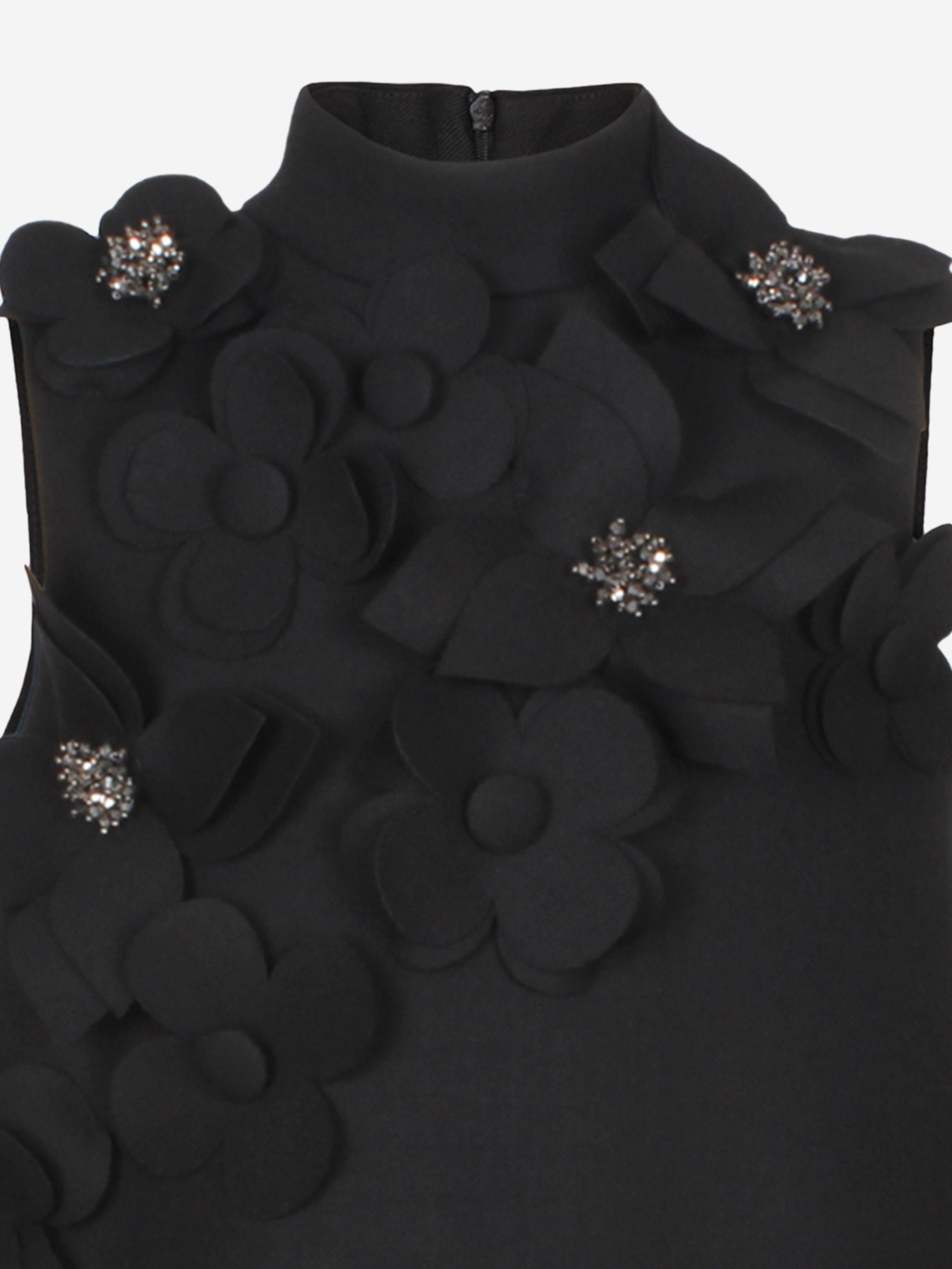 Jessie And James Girls Willow Flower Dress in Black Outlet For You