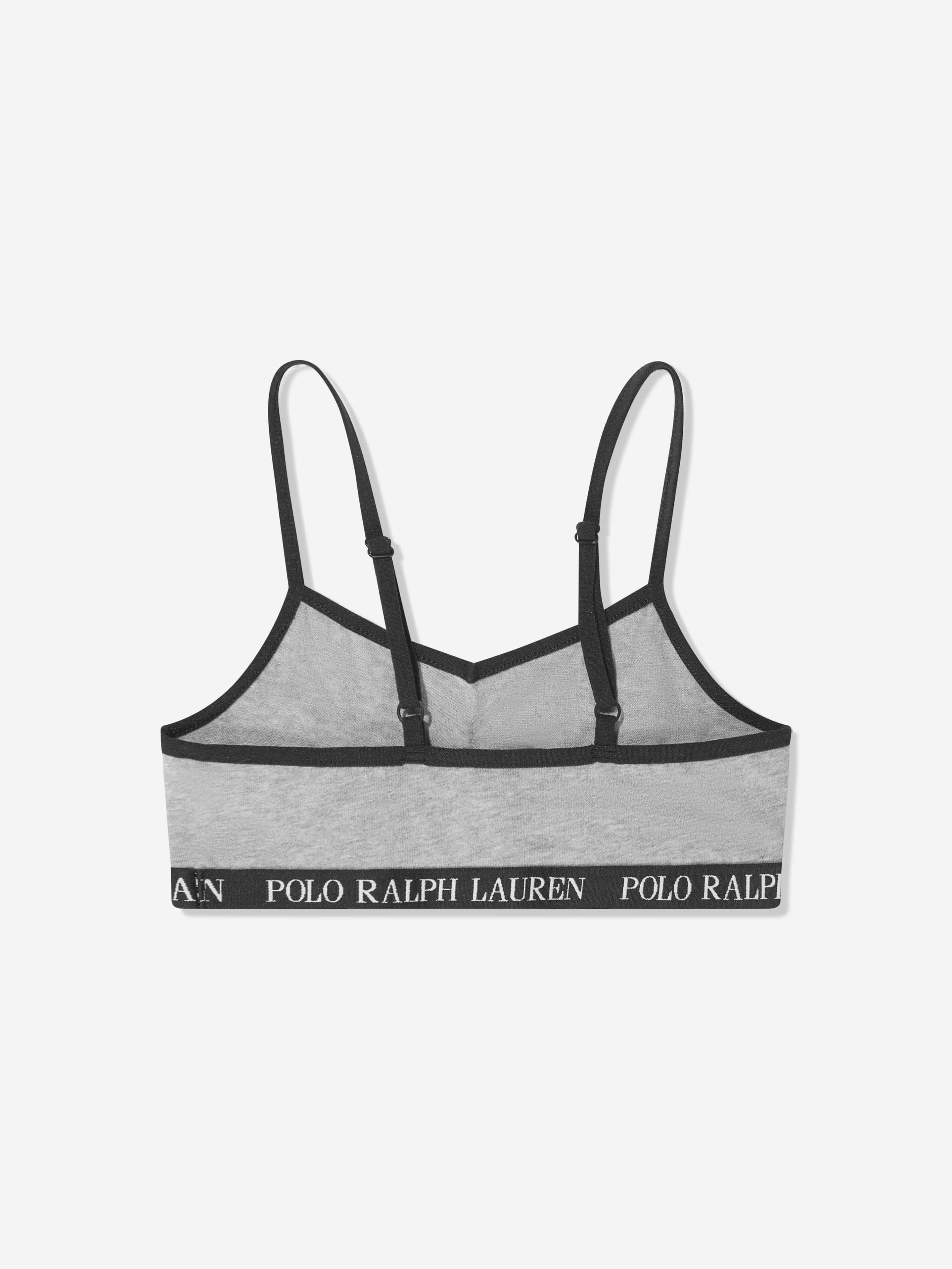 Ralph Lauren Girls 2 Pack Bralette Set in Black Shop Sale Online