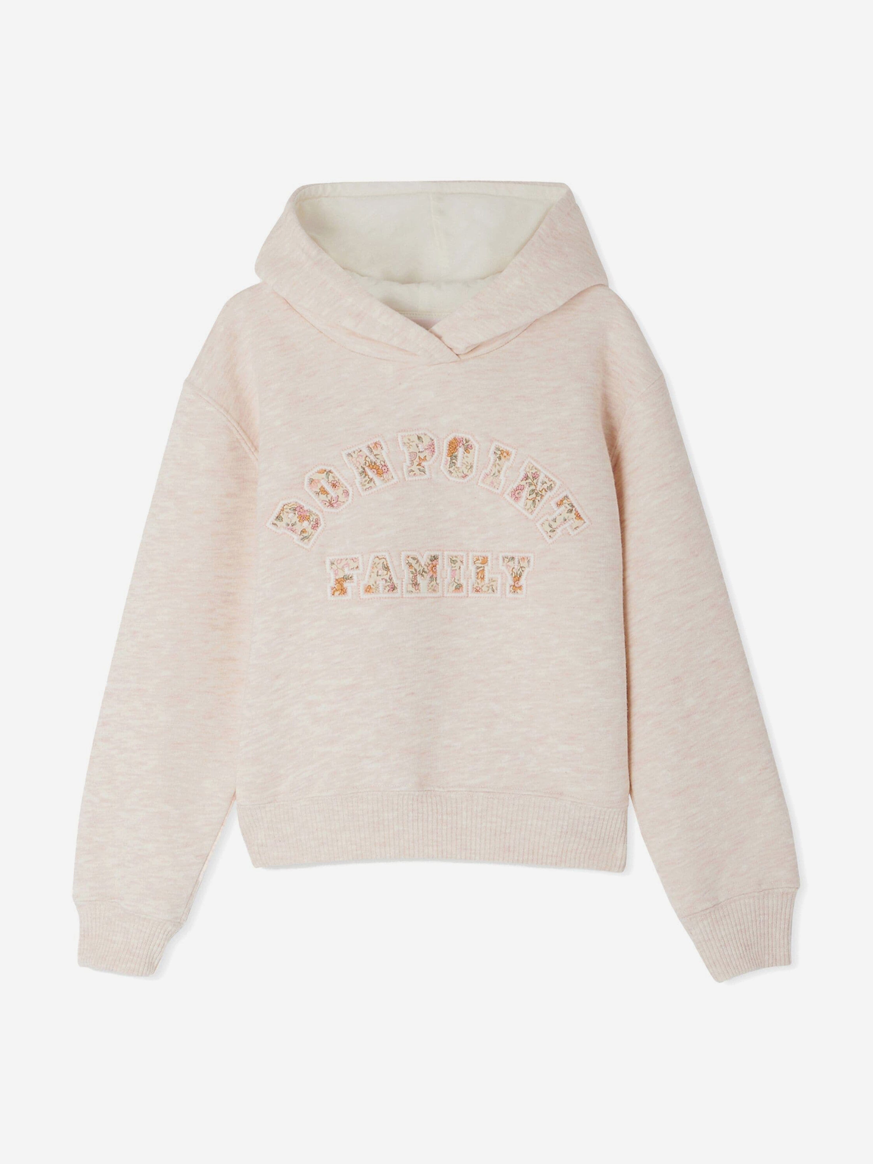 Bonpoint Girls Tita Hoodie in Pink Fashionable Sale Online