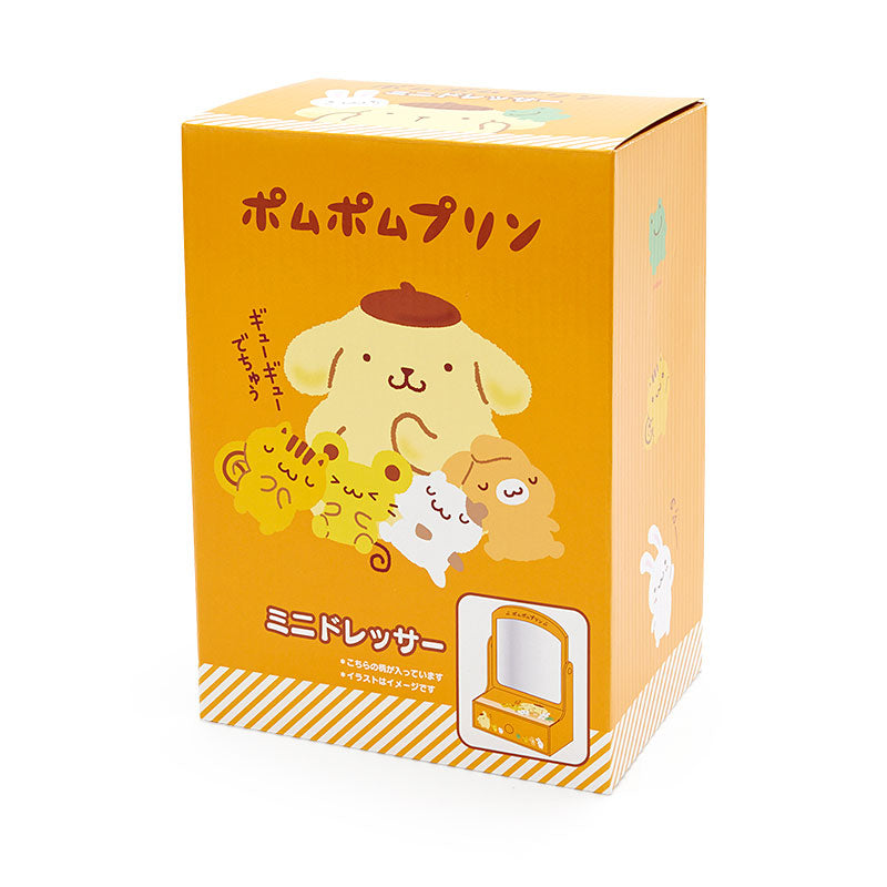 Pompompurin Mini Chest with Mirror (Team Pudding Series) Outlet New