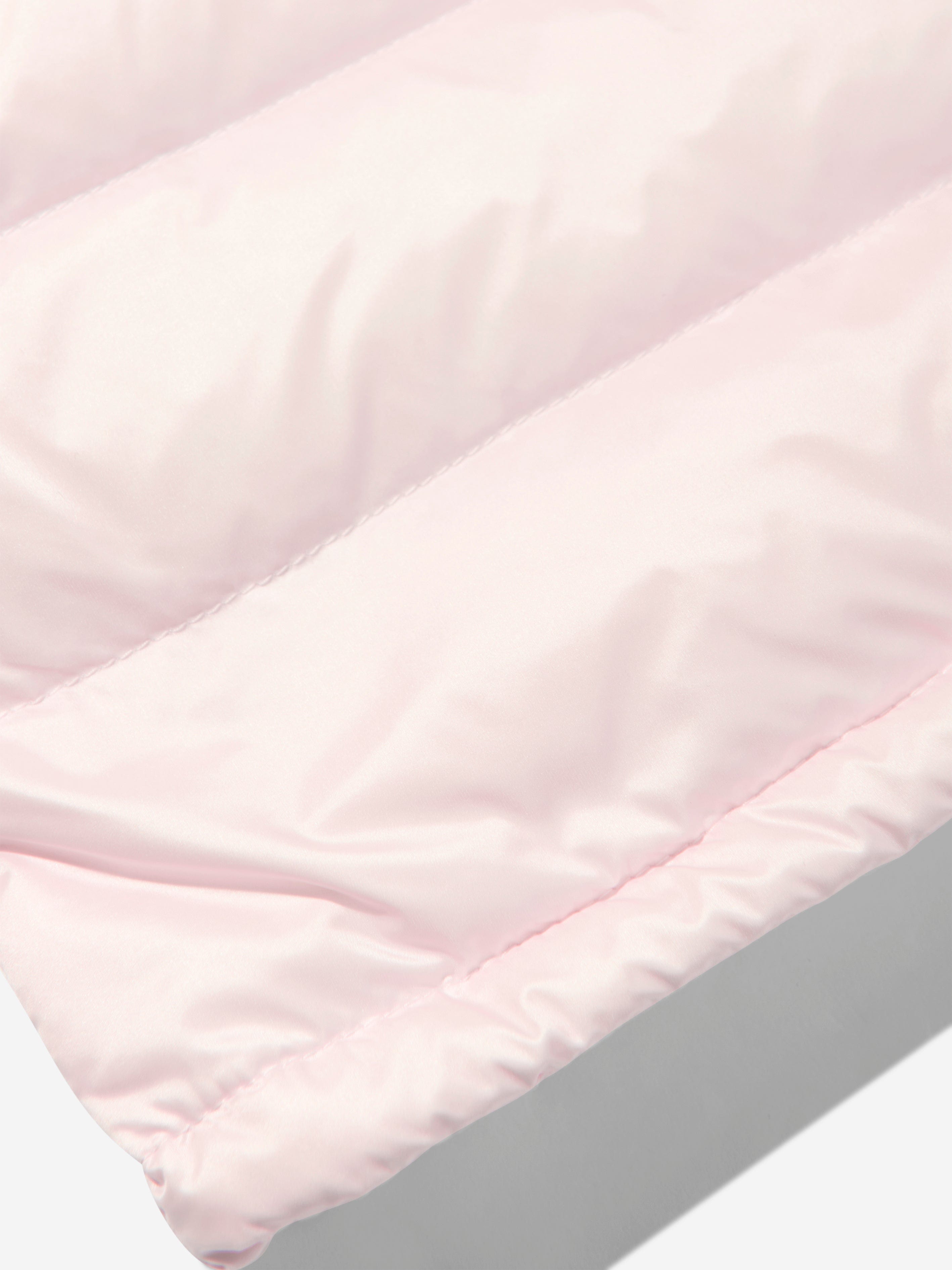 Moncler Enfant Girls Down Padded Dalles Jacket in Pink Sale Fake