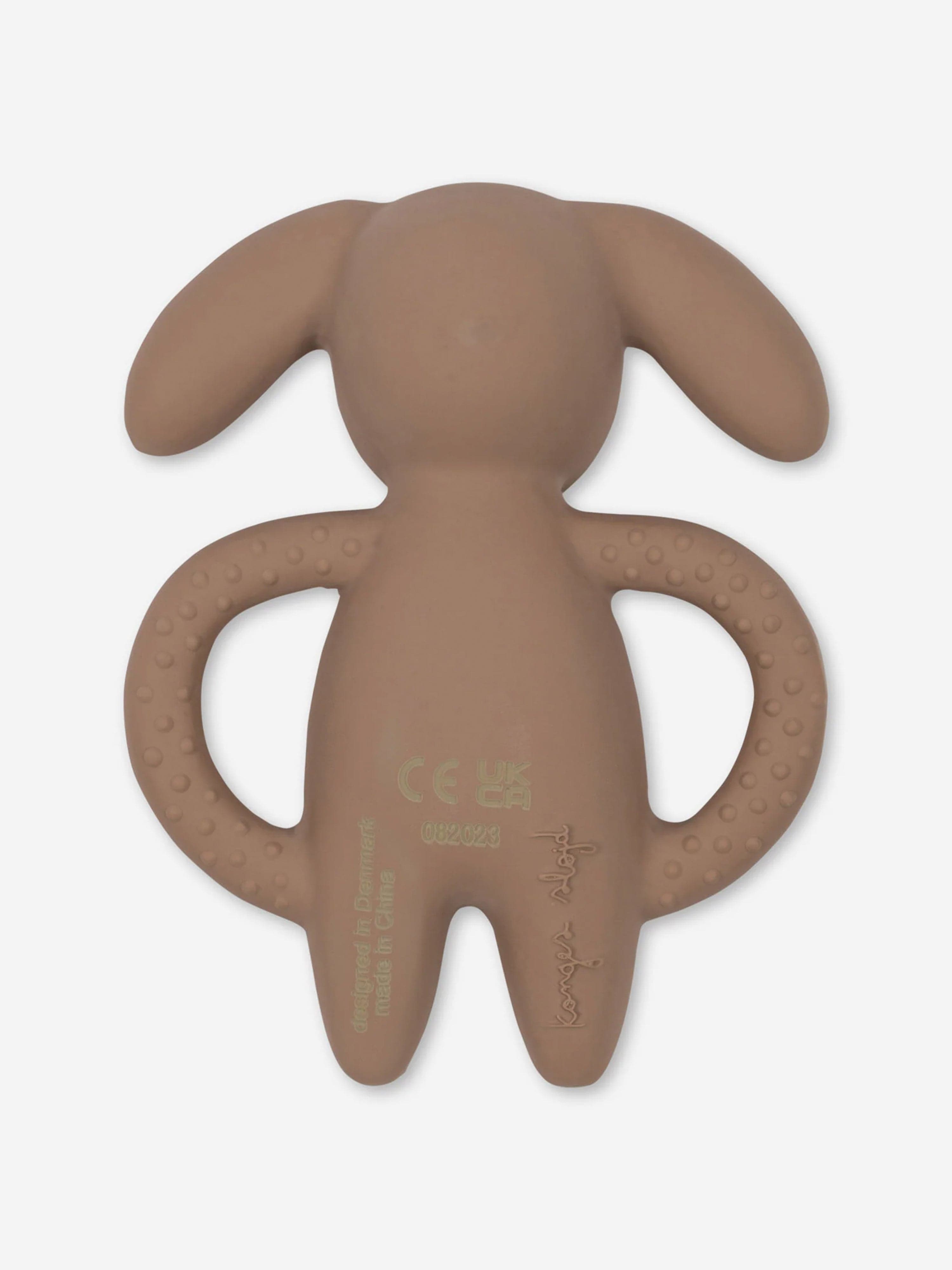 Konges Sljd Baby Rabbit Teeth Soother in Brown (11.3cm) Original Cheap Online