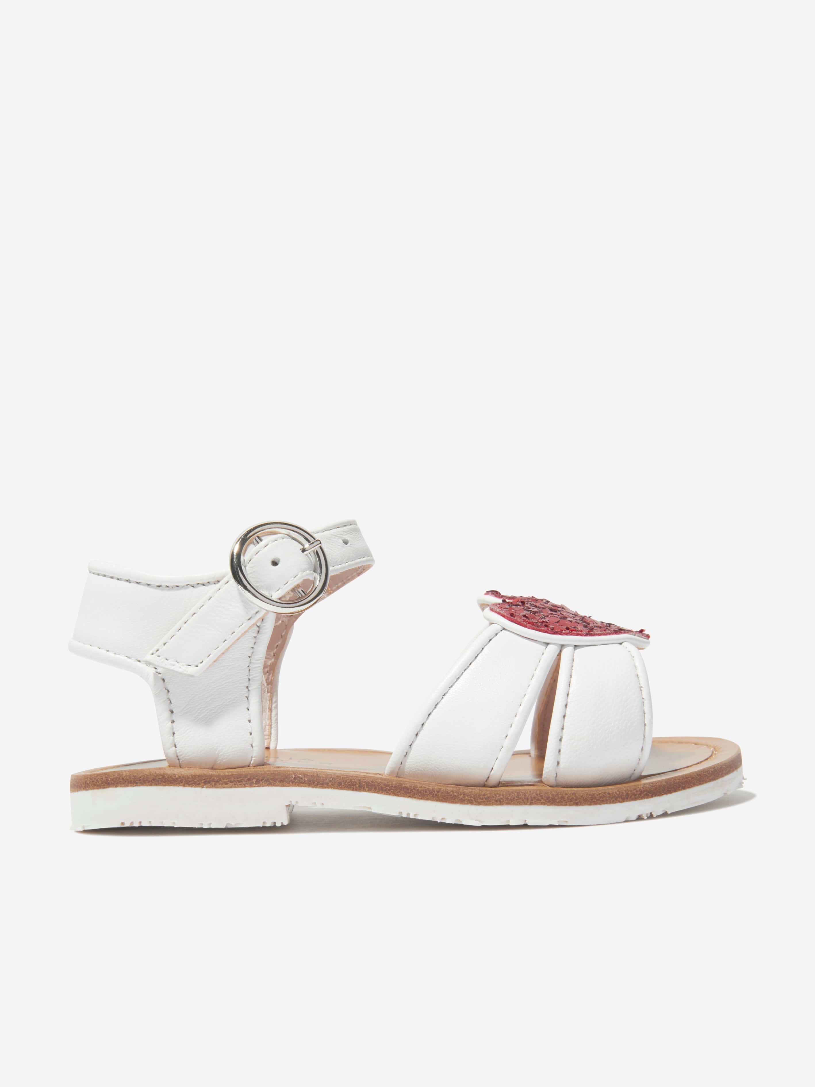 Sophia Webster Girls Amora Sandals in White The Cheapest For Sale