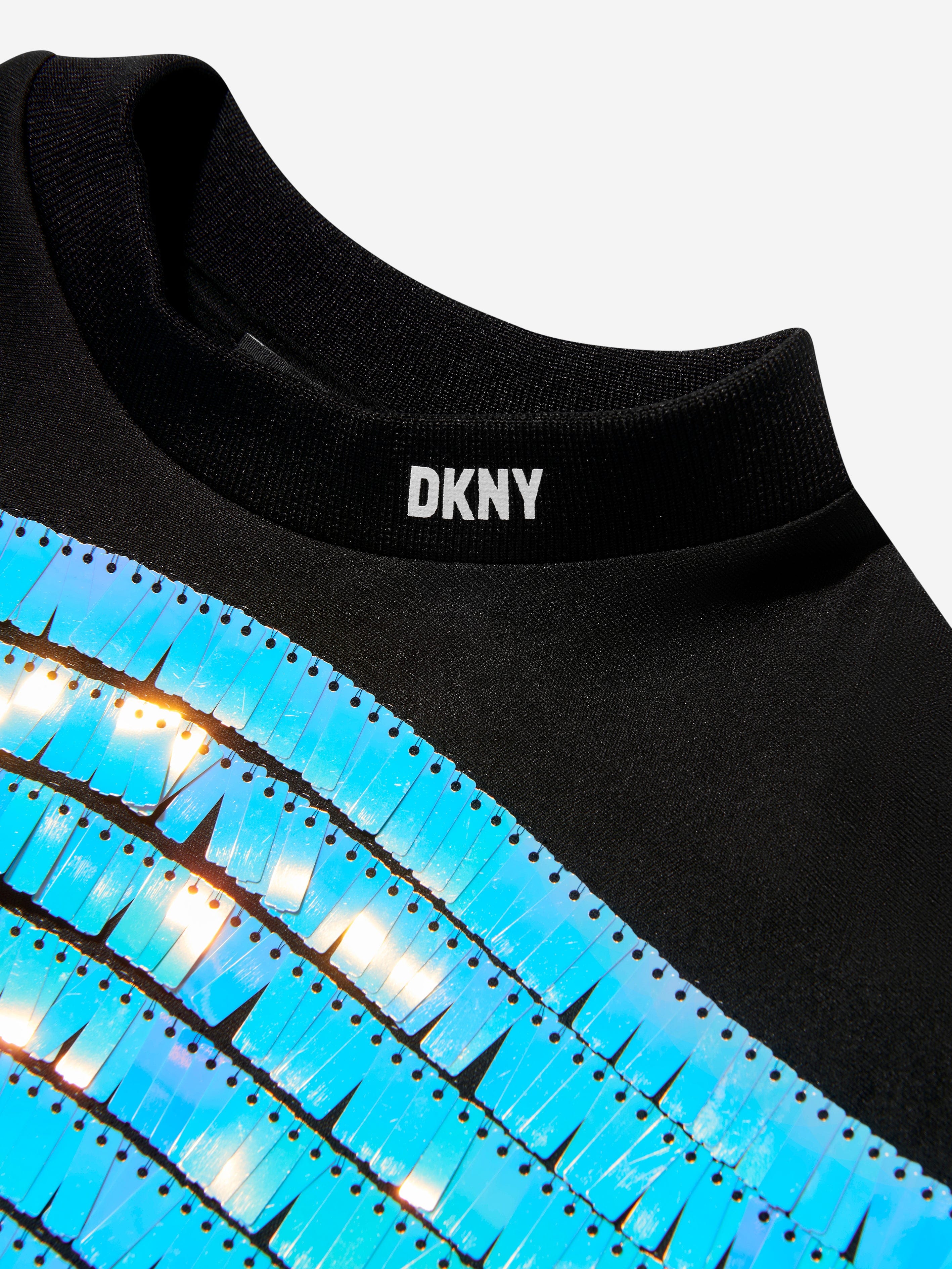 DKNY Girls Sequin Dress in Multicolour 2025 New