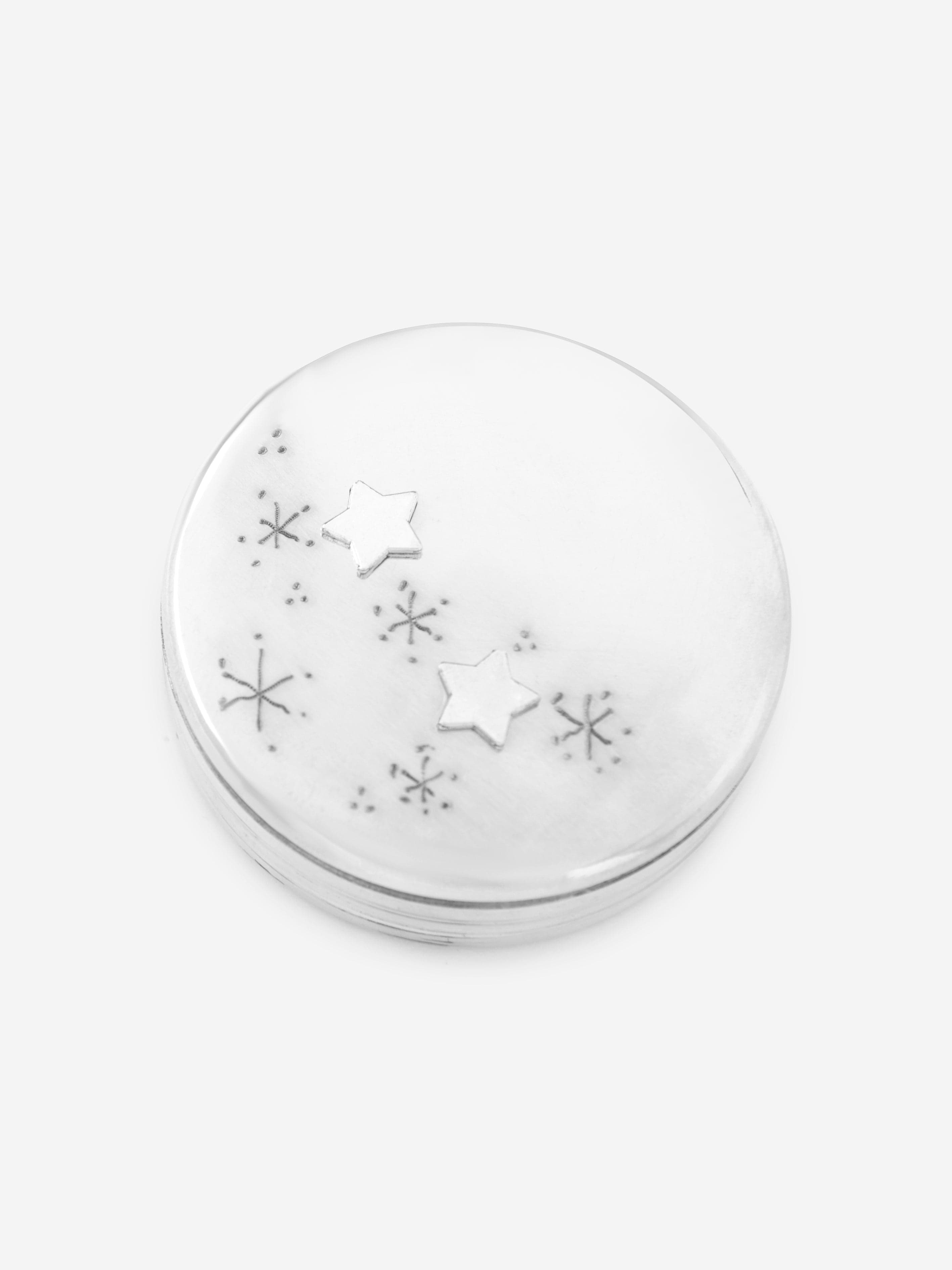 English Trousseau Baby Star Keepsake Box in Silver Cheap Sale Choice