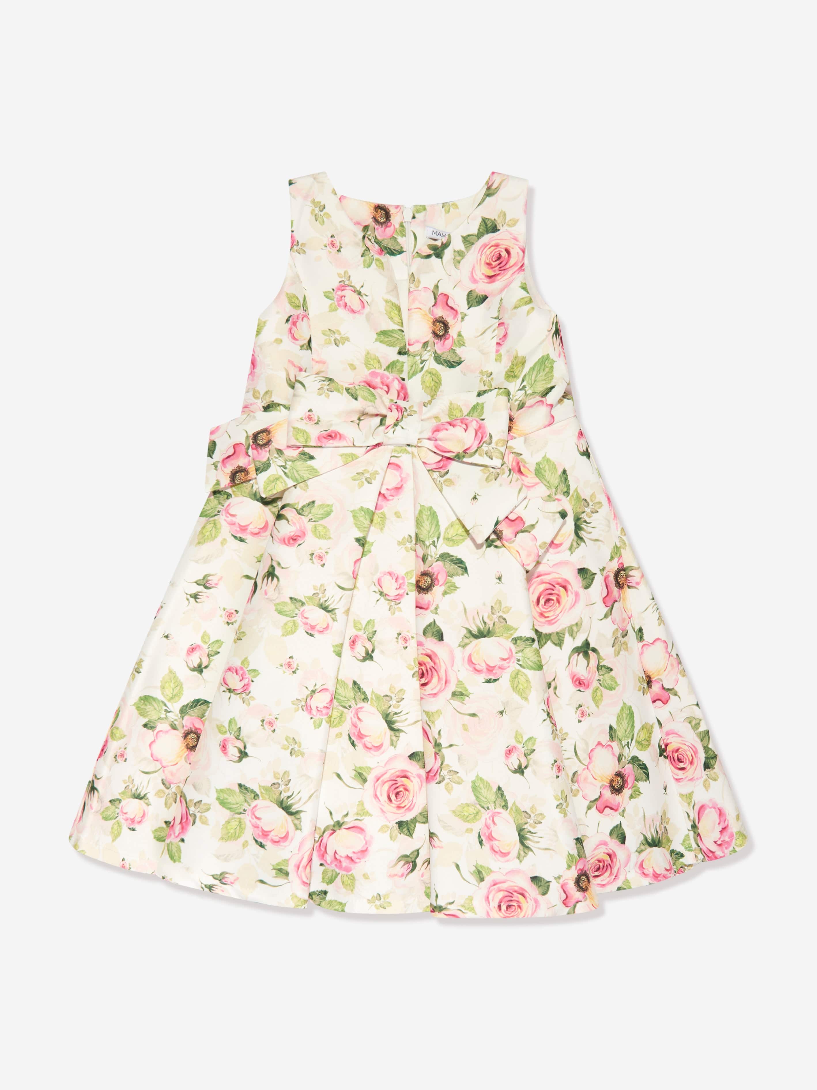 Mama Luma Girls Flower Dress in White How Much Online
