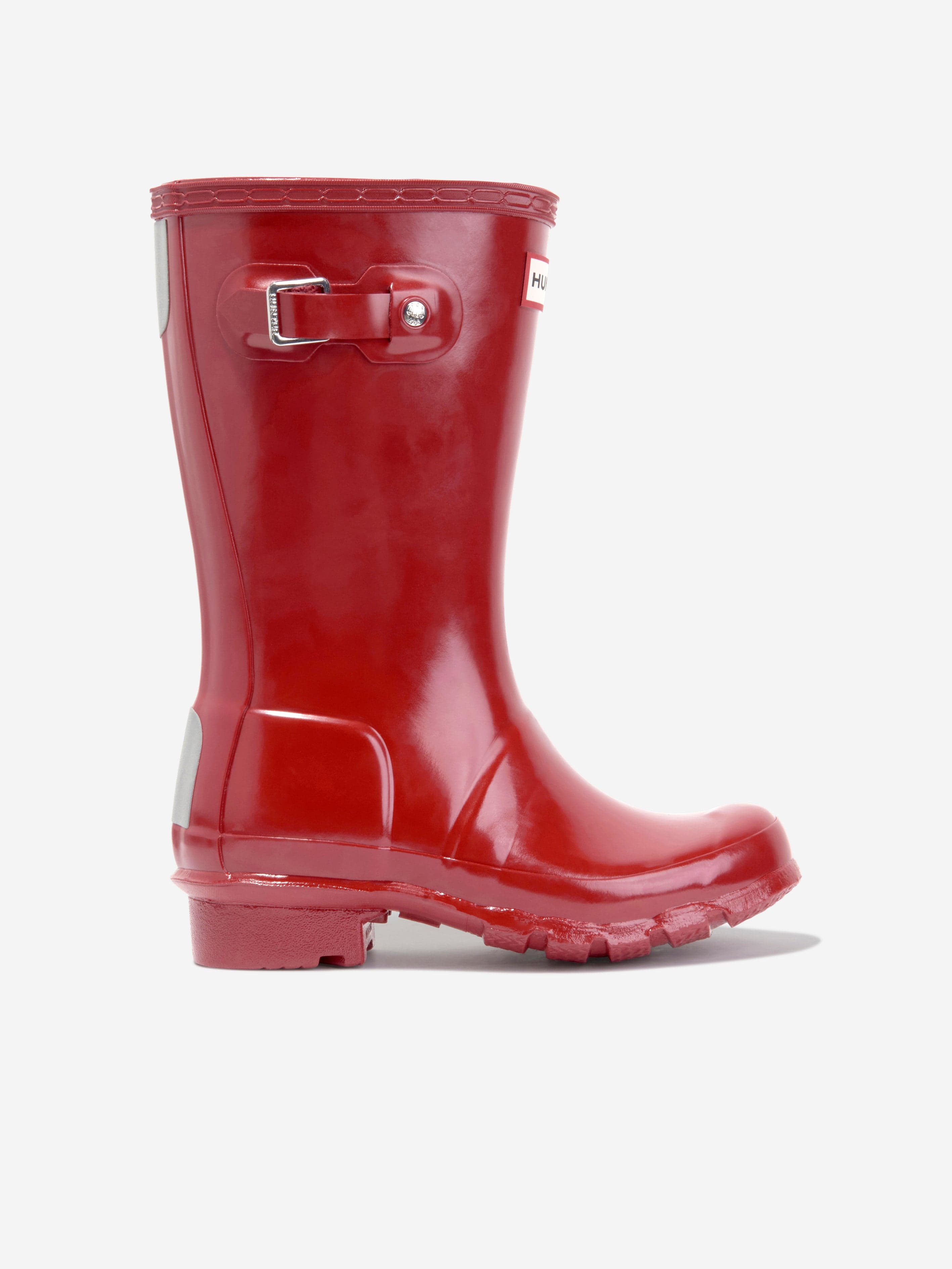 Hunter Kids Original Gloss Wellington Boots in Red Huge Surprise For Sale