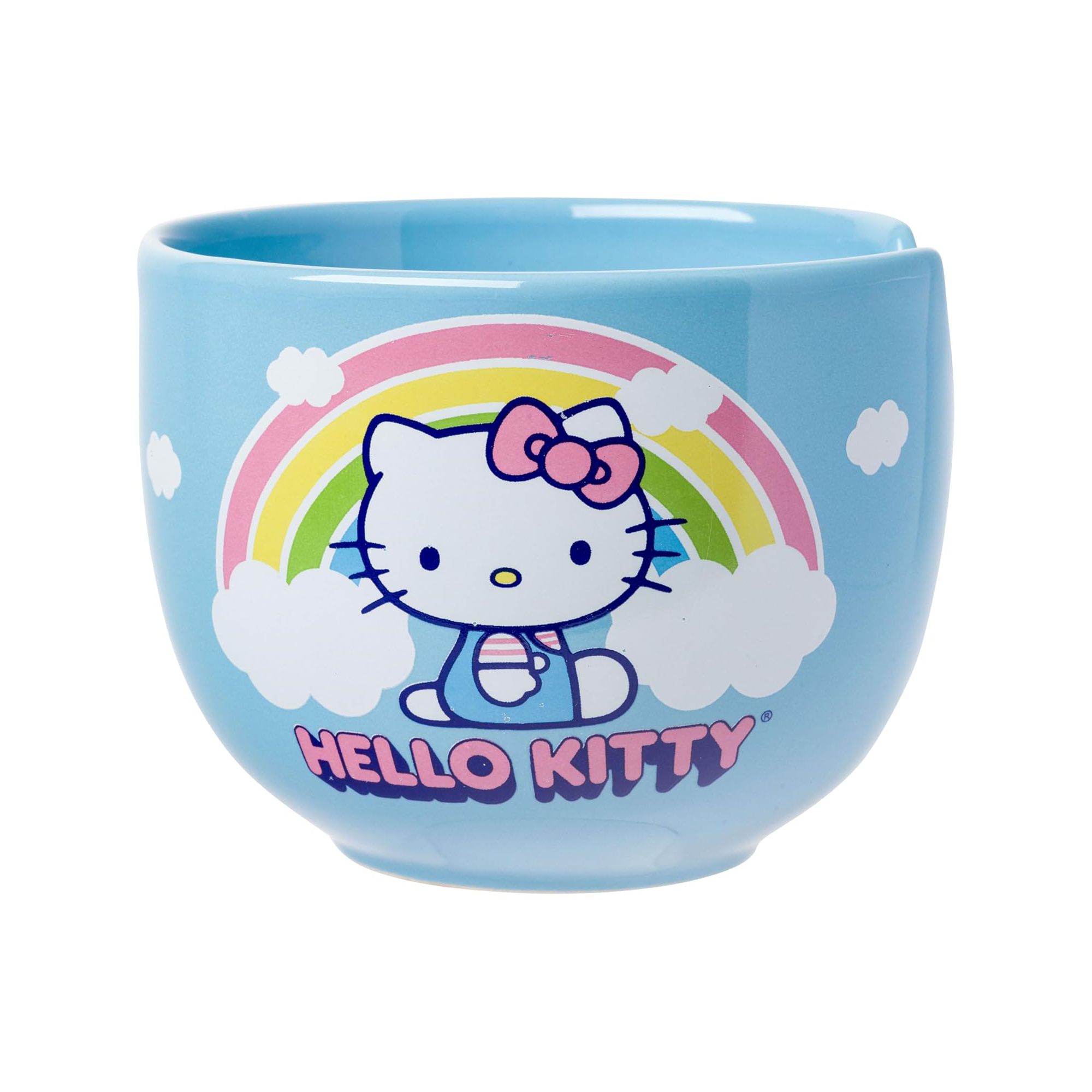 Hello Kitty Ceramic Ramen Bowl and Chopstick Set (Rainbow) Sale Amazon