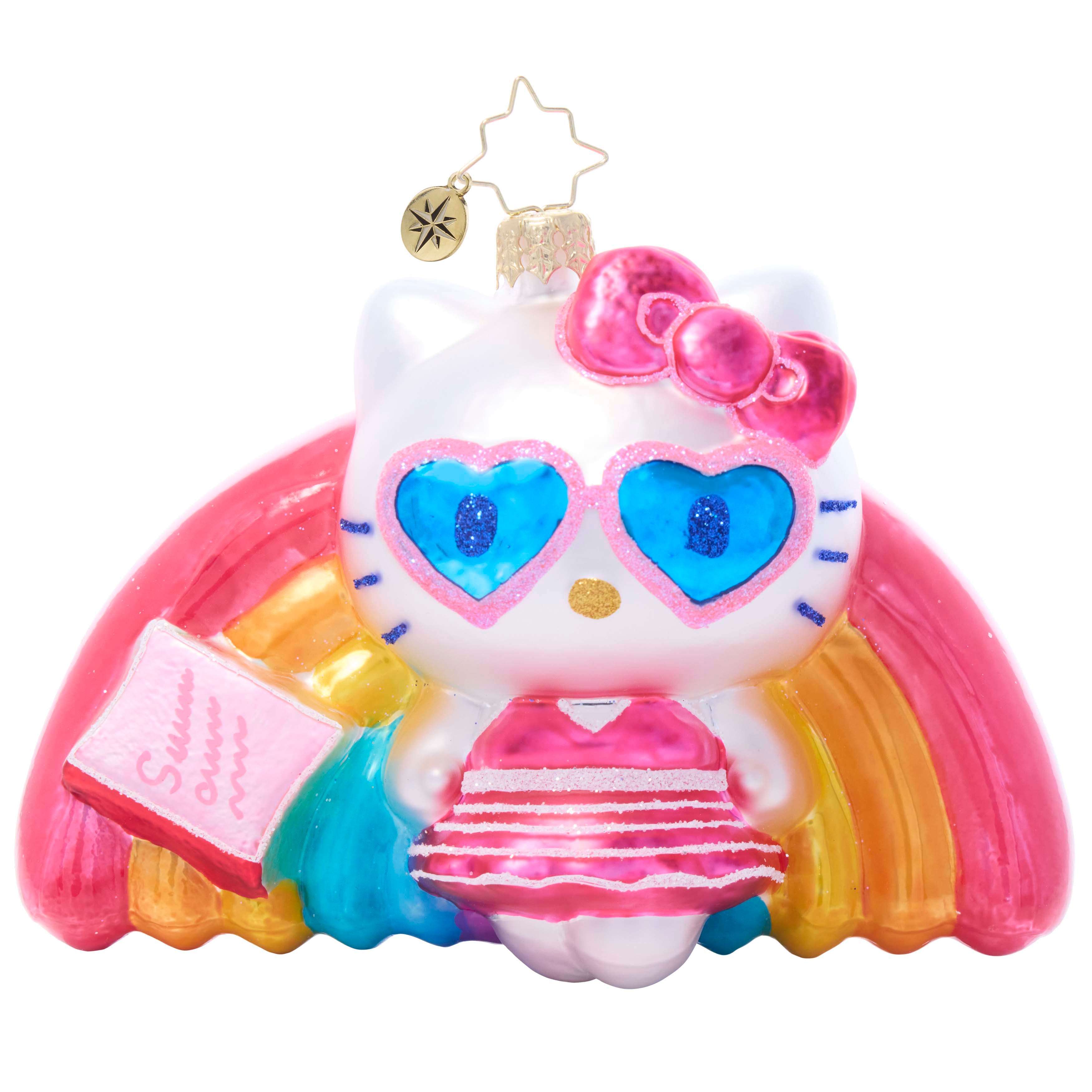Hello Kitty x Christopher Radko Handmade Glass Ornament (Pool Party) Outlet Locations Cheap Pice