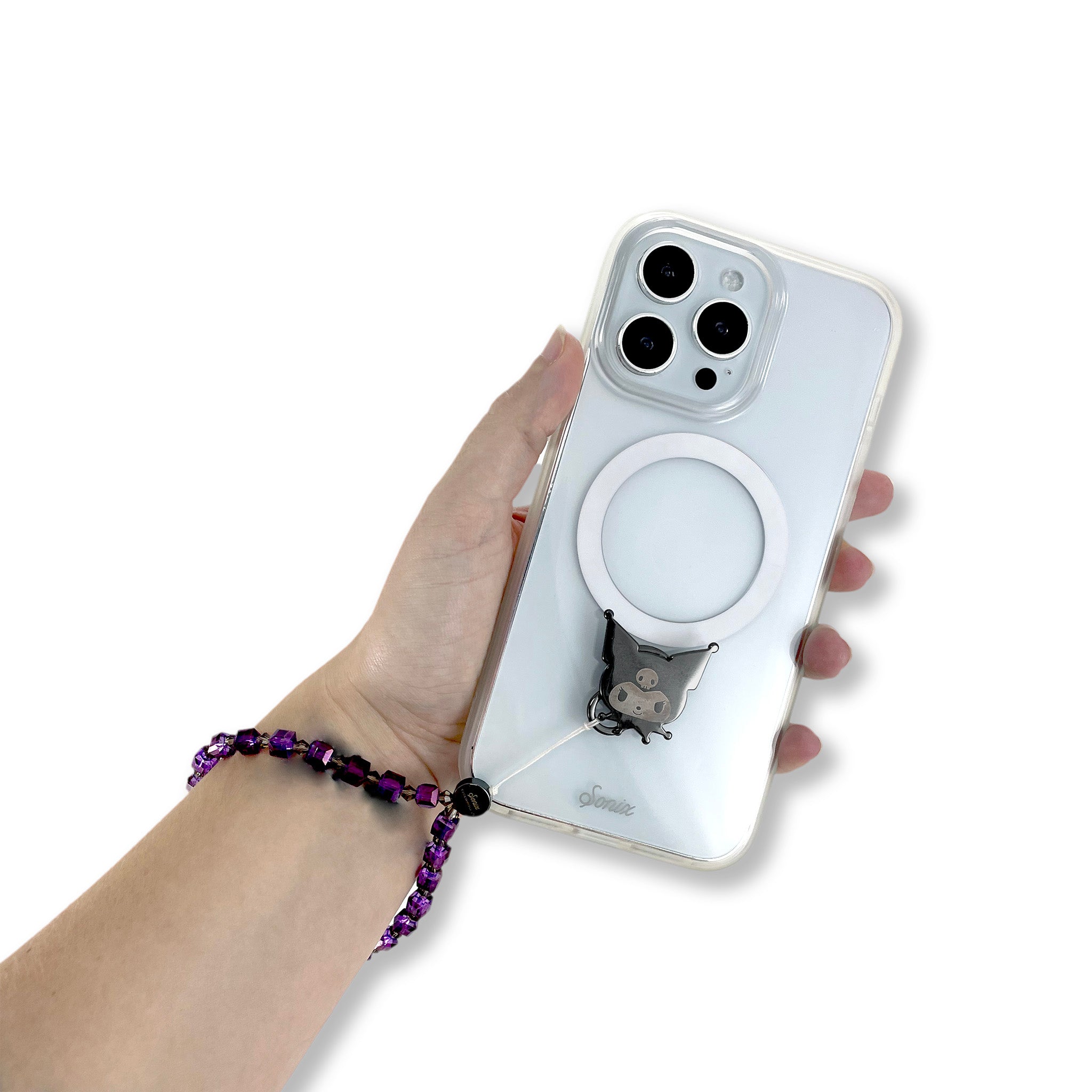 Kuromi x Sonix Beaded Wristlet Best Place Sale Online