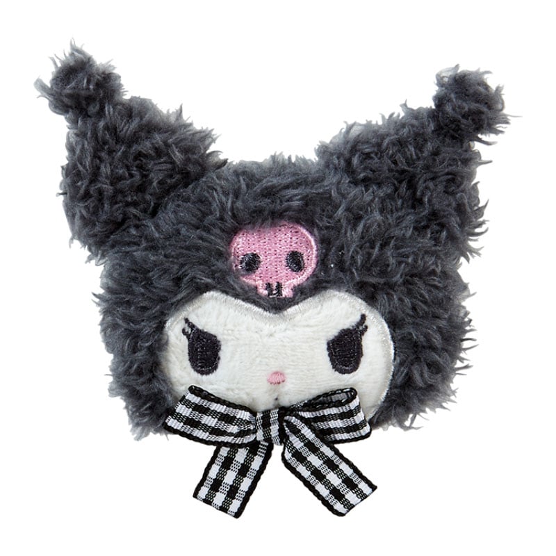 Kuromi Plush Hair Clip (Gingham Bow) Outlet 2025 Unisex