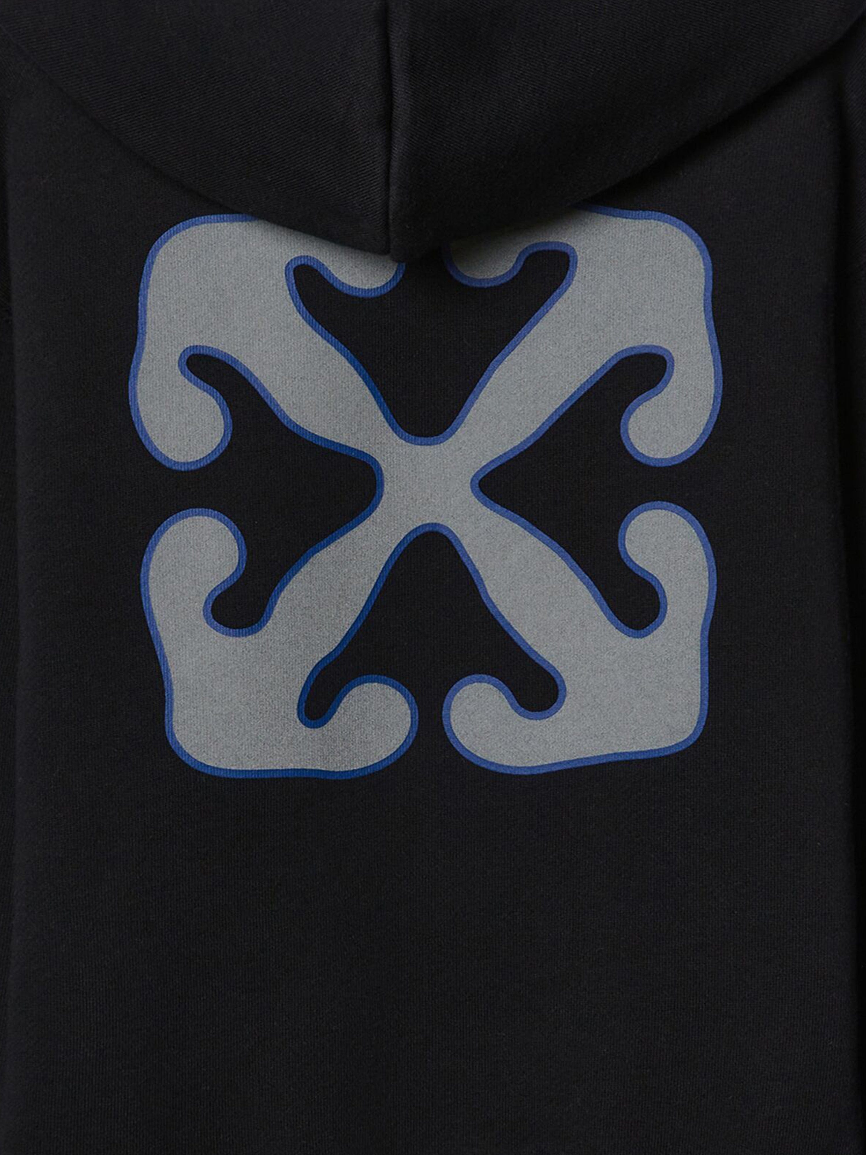 Off-White Kids Arrow Chunky Hoodie in Black Outlet Marketable
