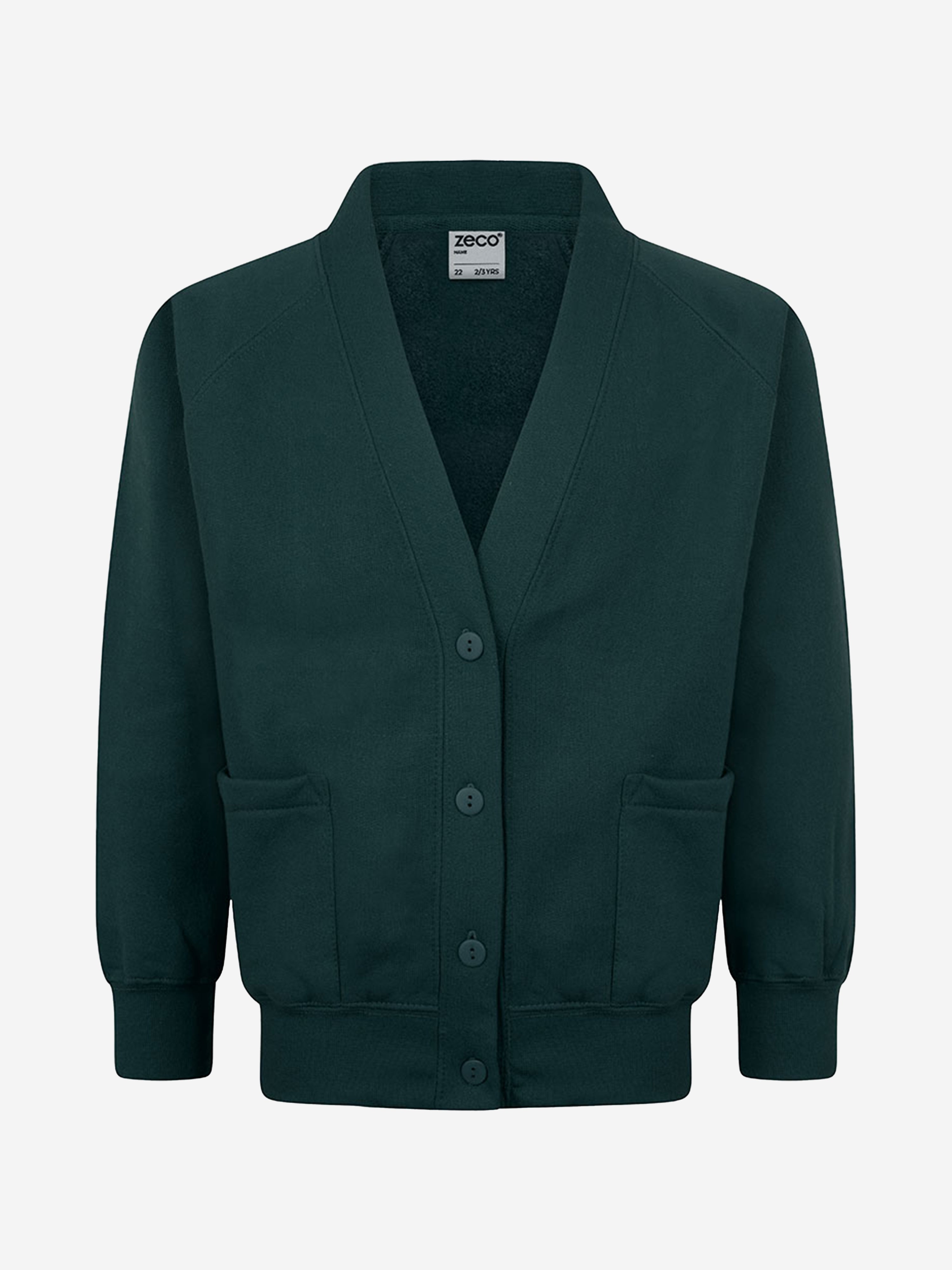 Zeco Kids School Sweatshirt Cardigan in Green Cheap Sale Purchase