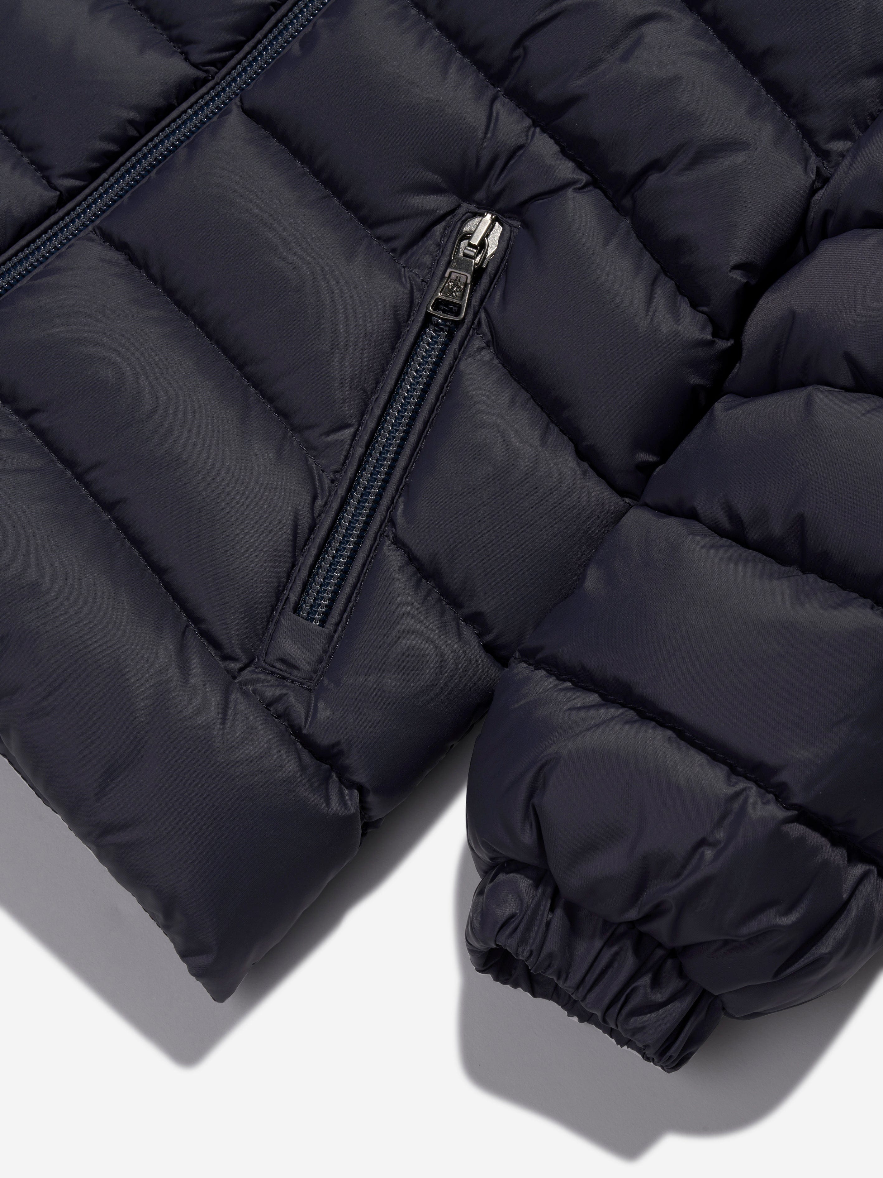 Moncler Enfant Baby Down Padded Jules in Navy Store Sale