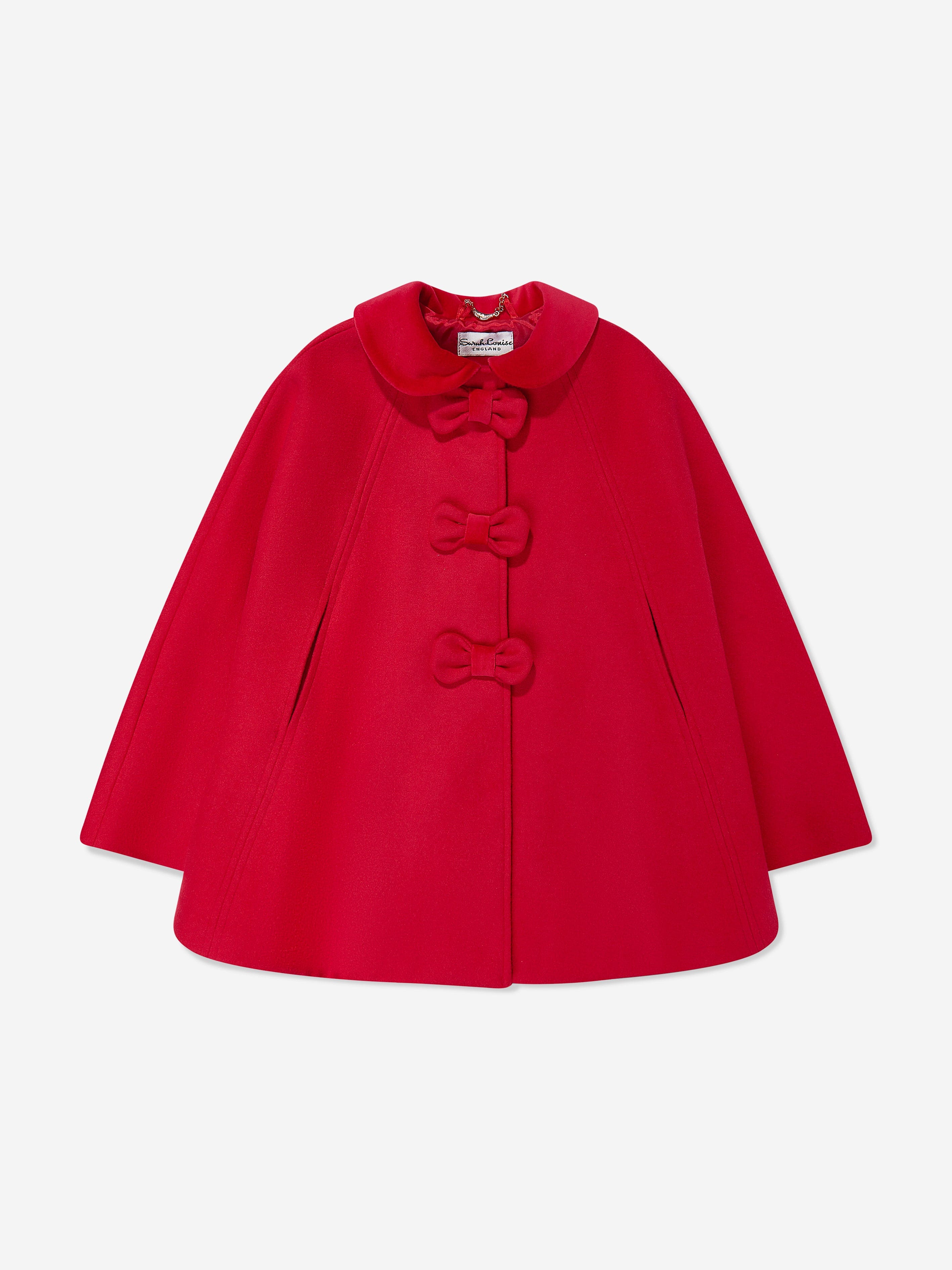 Sarah Louise Girls Cape in Red Newest Cheap Online
