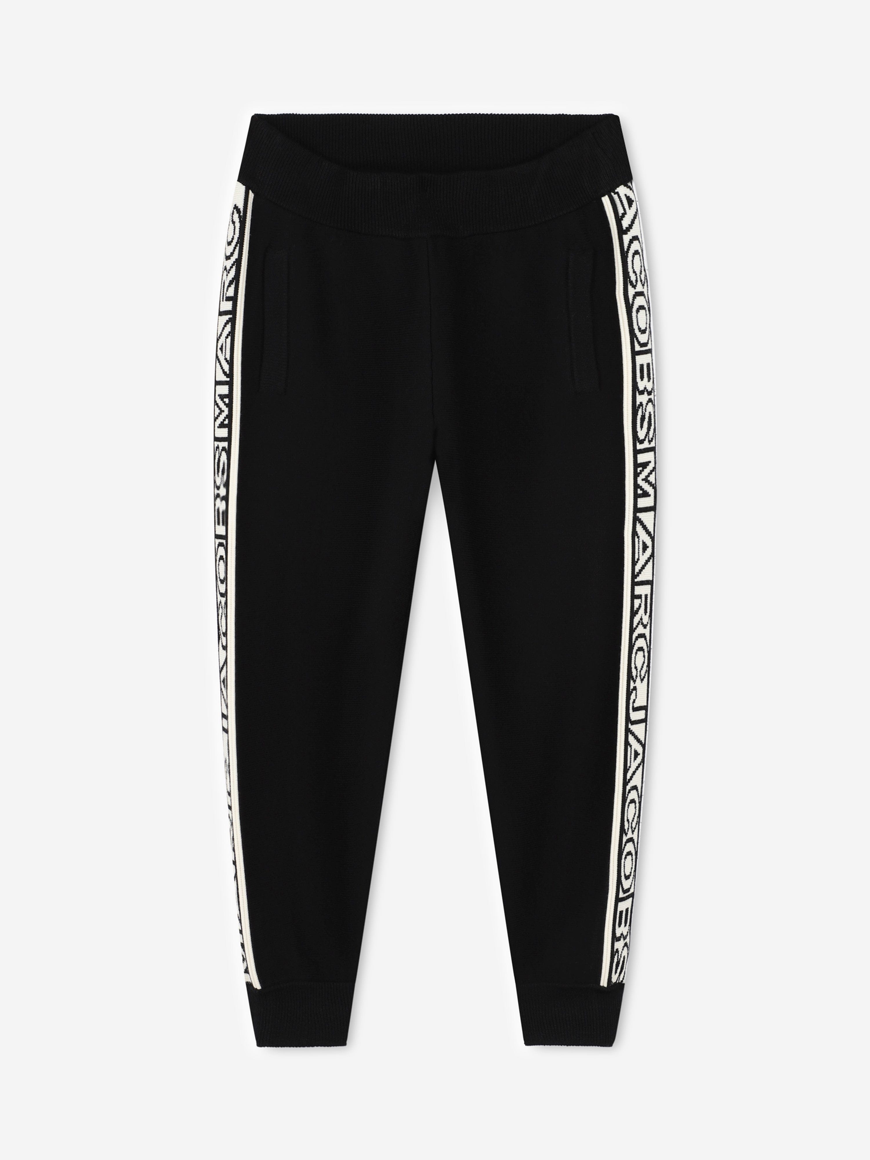 MARC JACOBS Kids Logo Trim Joggers in Black Low Shipping Fee Online