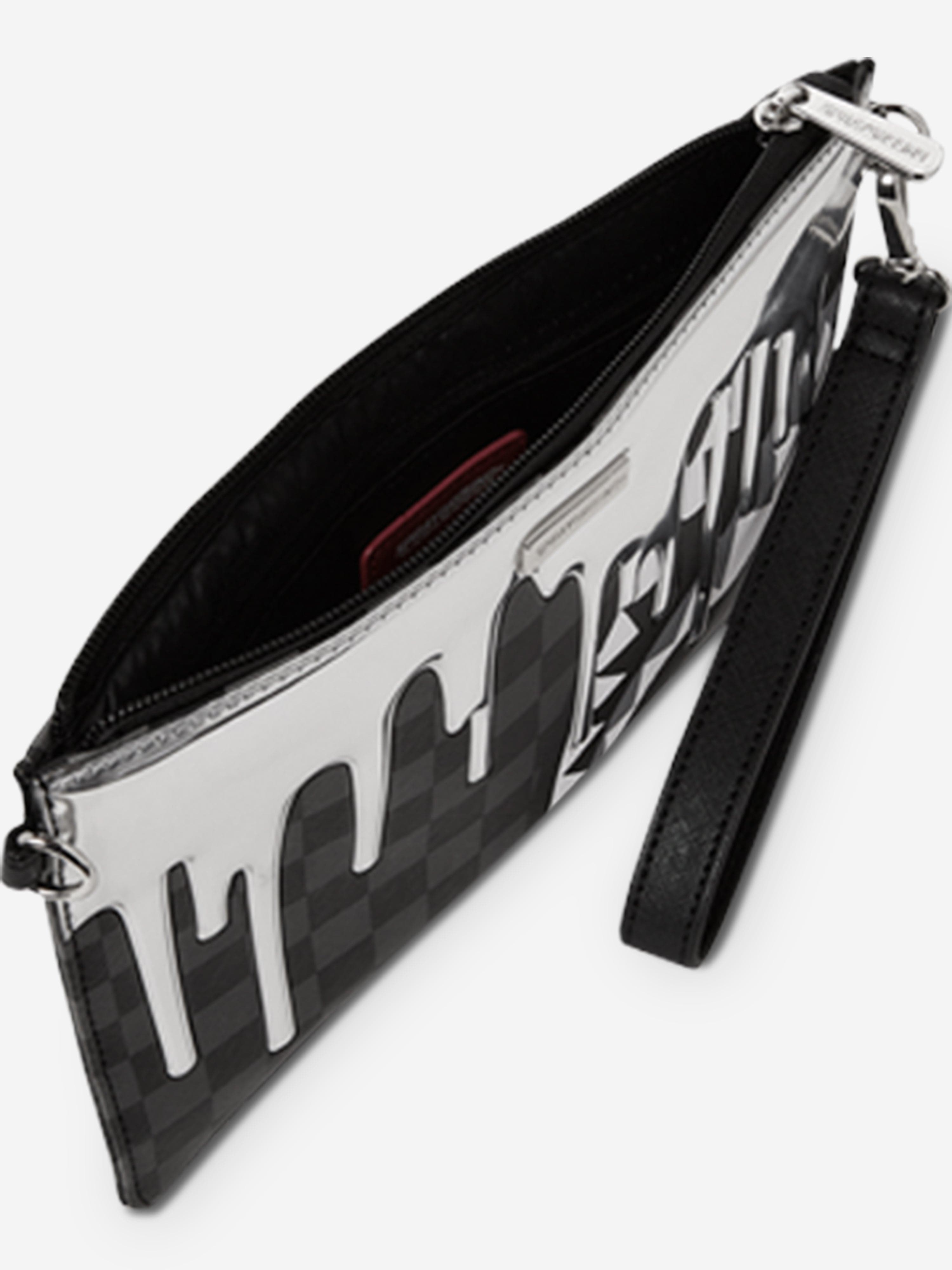 Sprayground Kids Metallic Drips Pouchette in Black (25.4 cm) Cheap Sale Best Pices