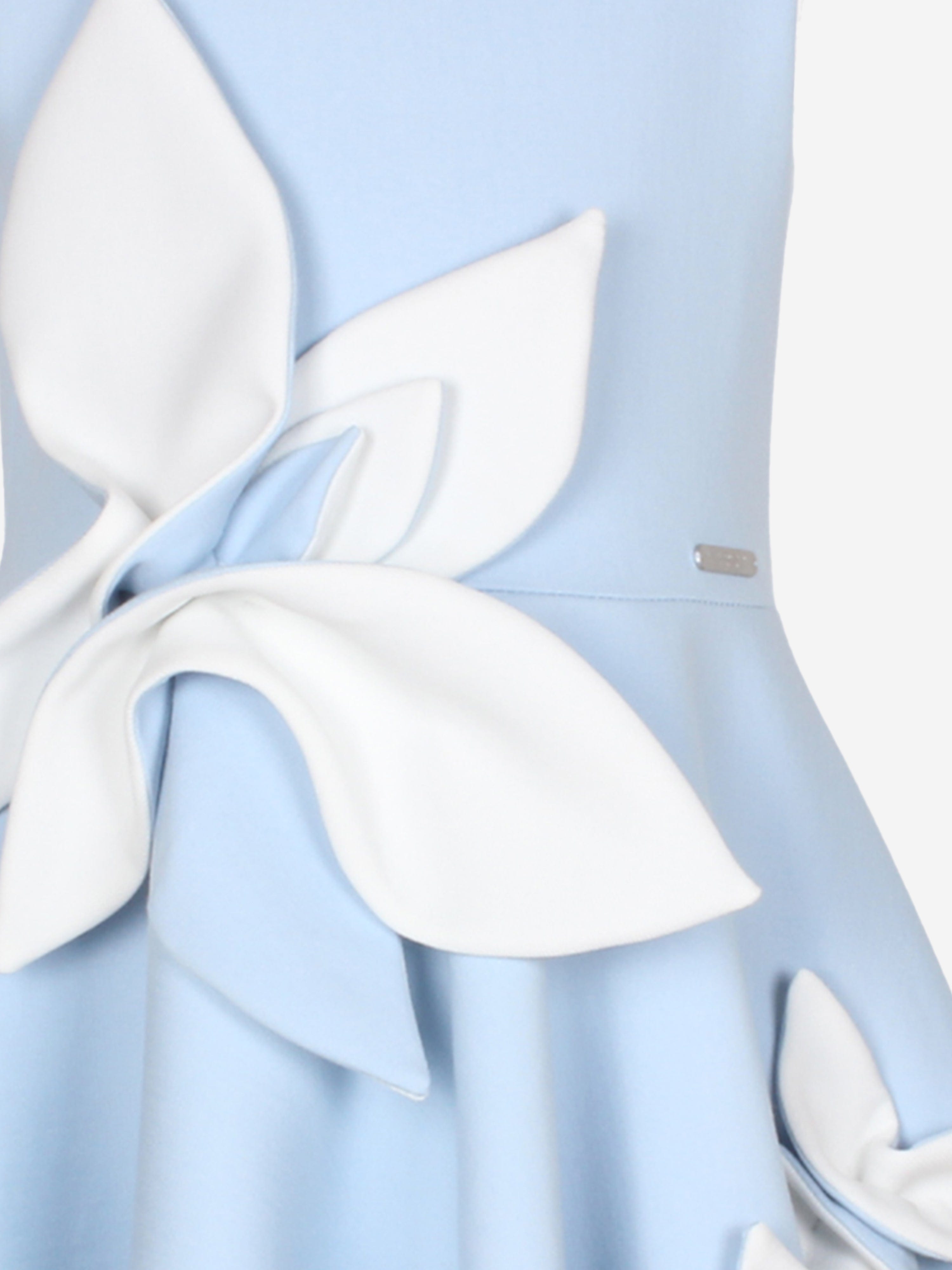 Jessie And James Girls Magnolia Sunset Flower Dress in Blue Affordable Sale Online